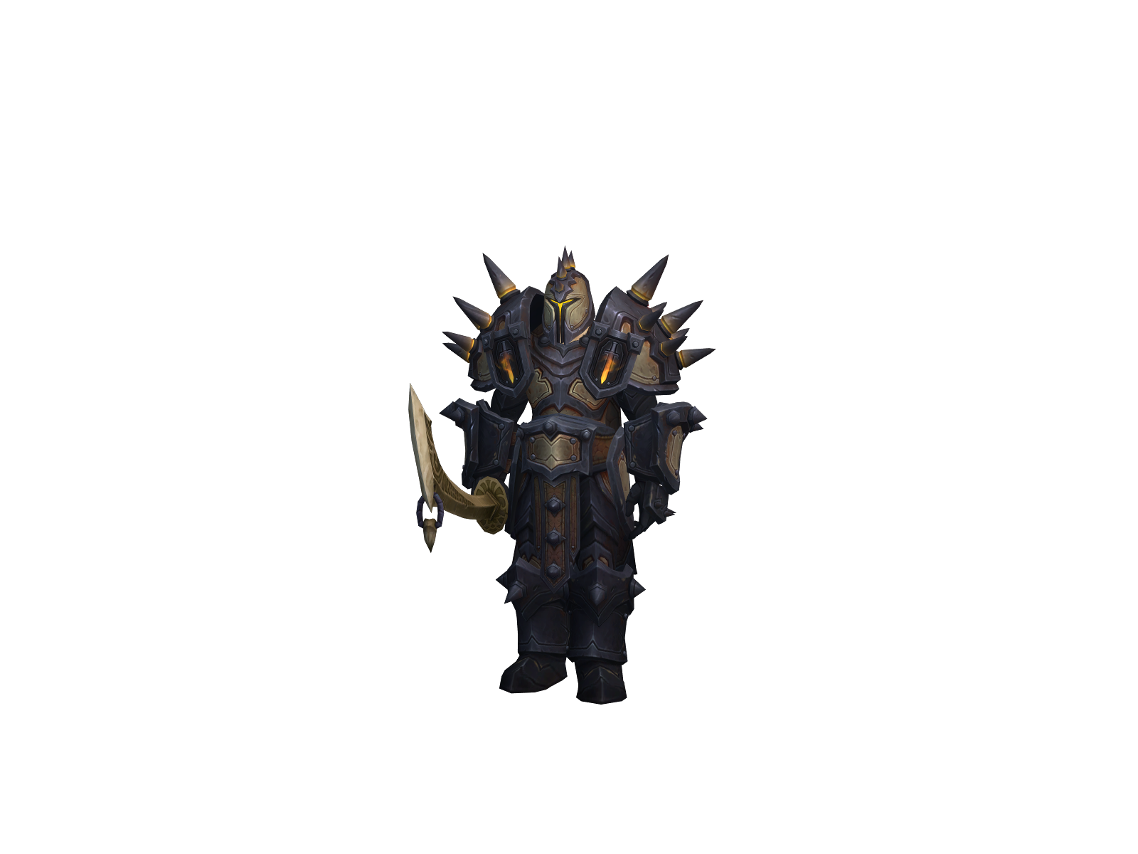 Warblade 3D character render