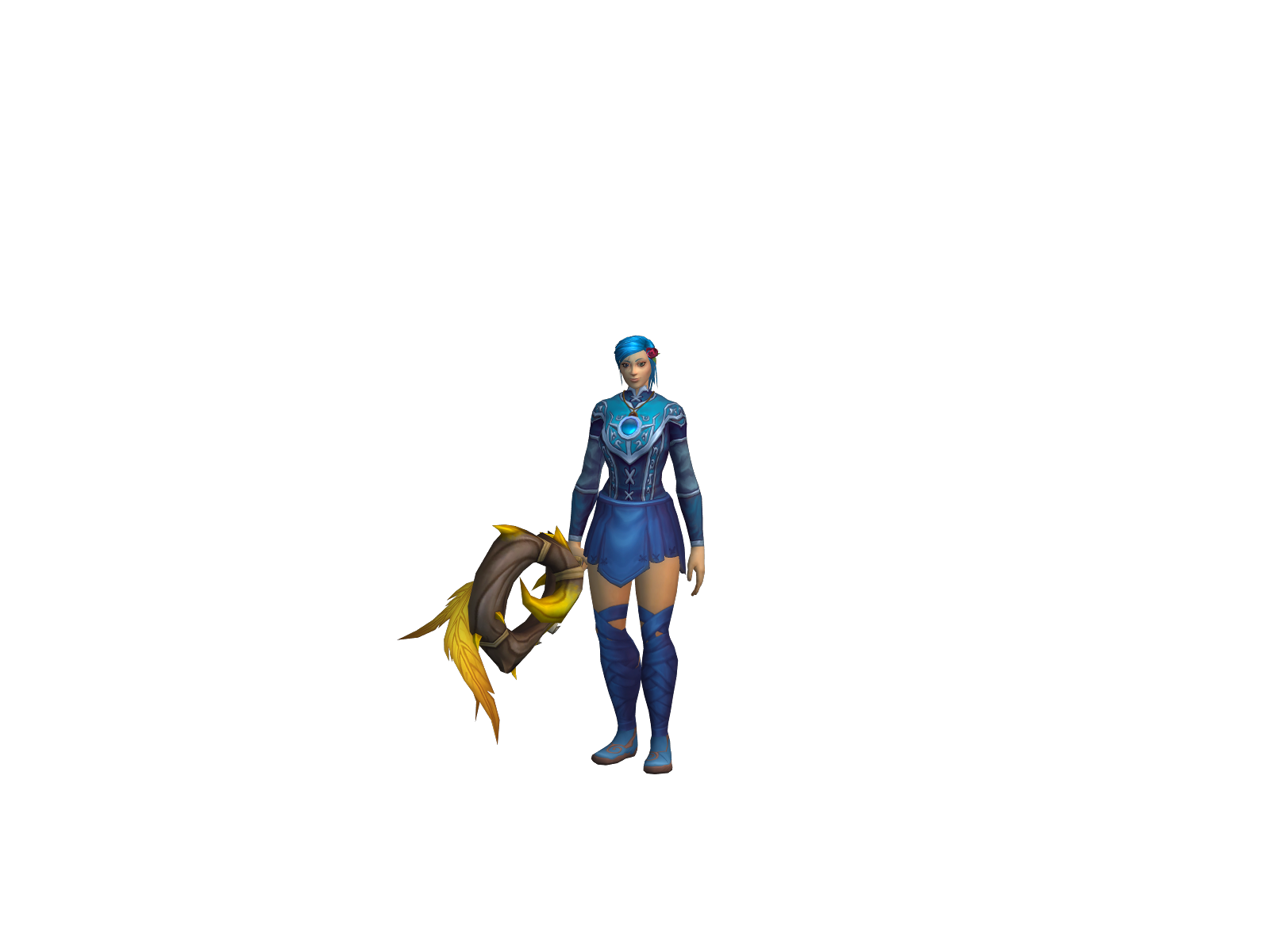 Melindosa 3D character render