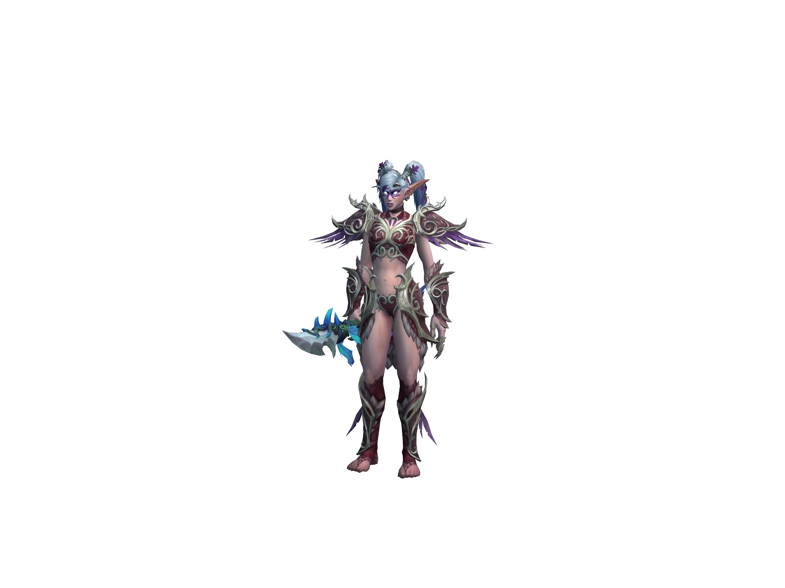 Opalann 3D character render