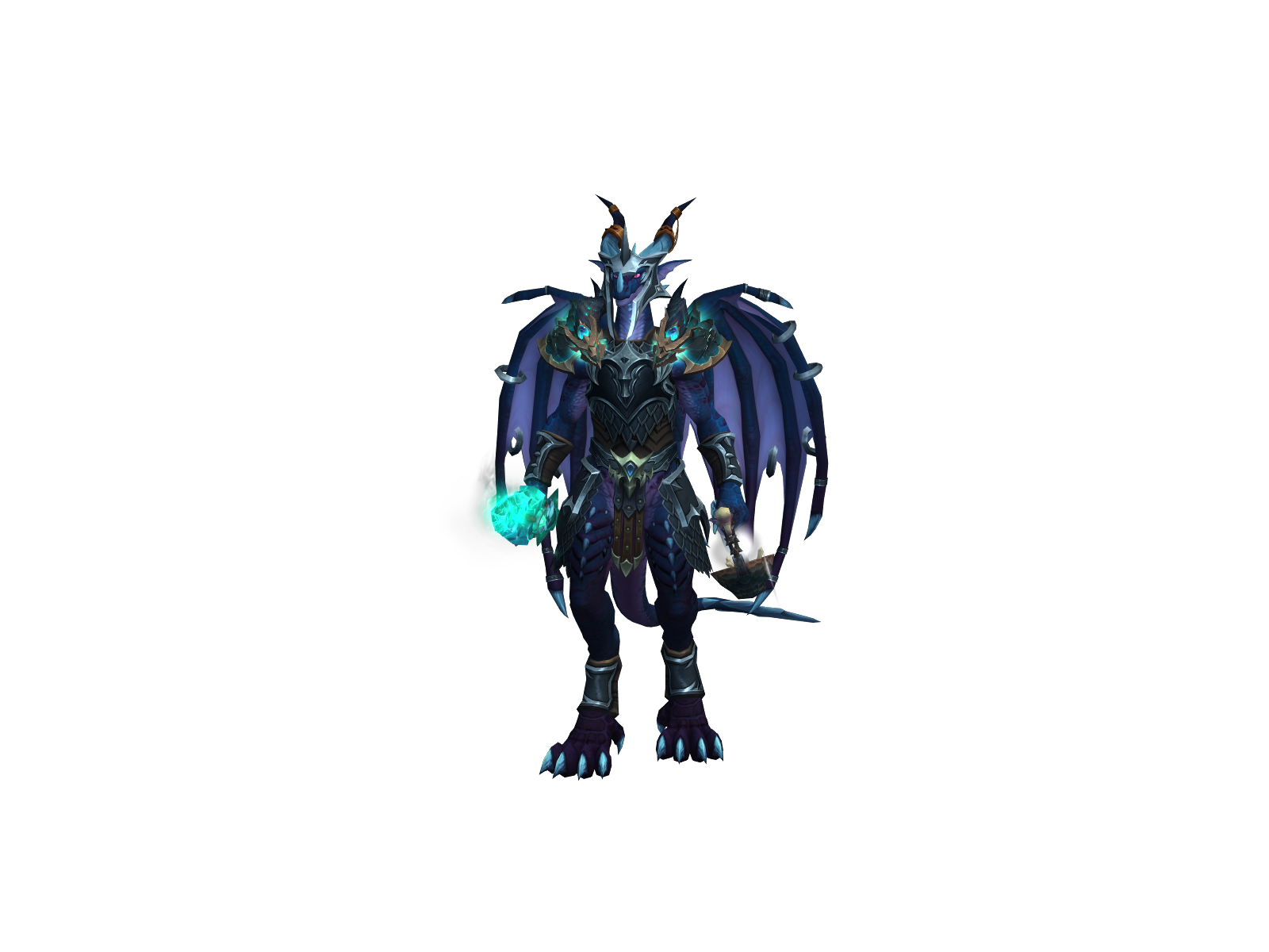 Draczeal 3D character render