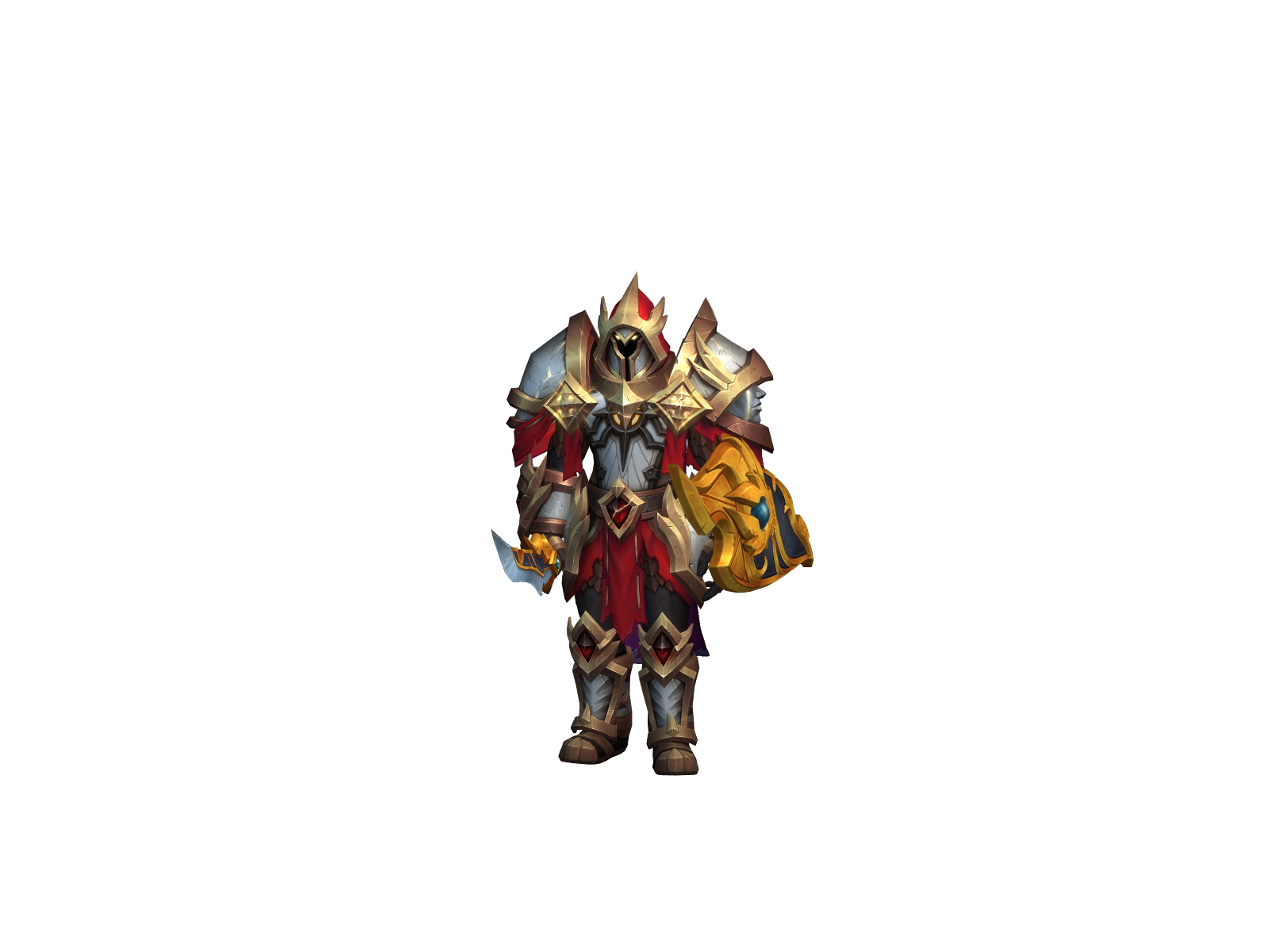 Chaucer 3D character render