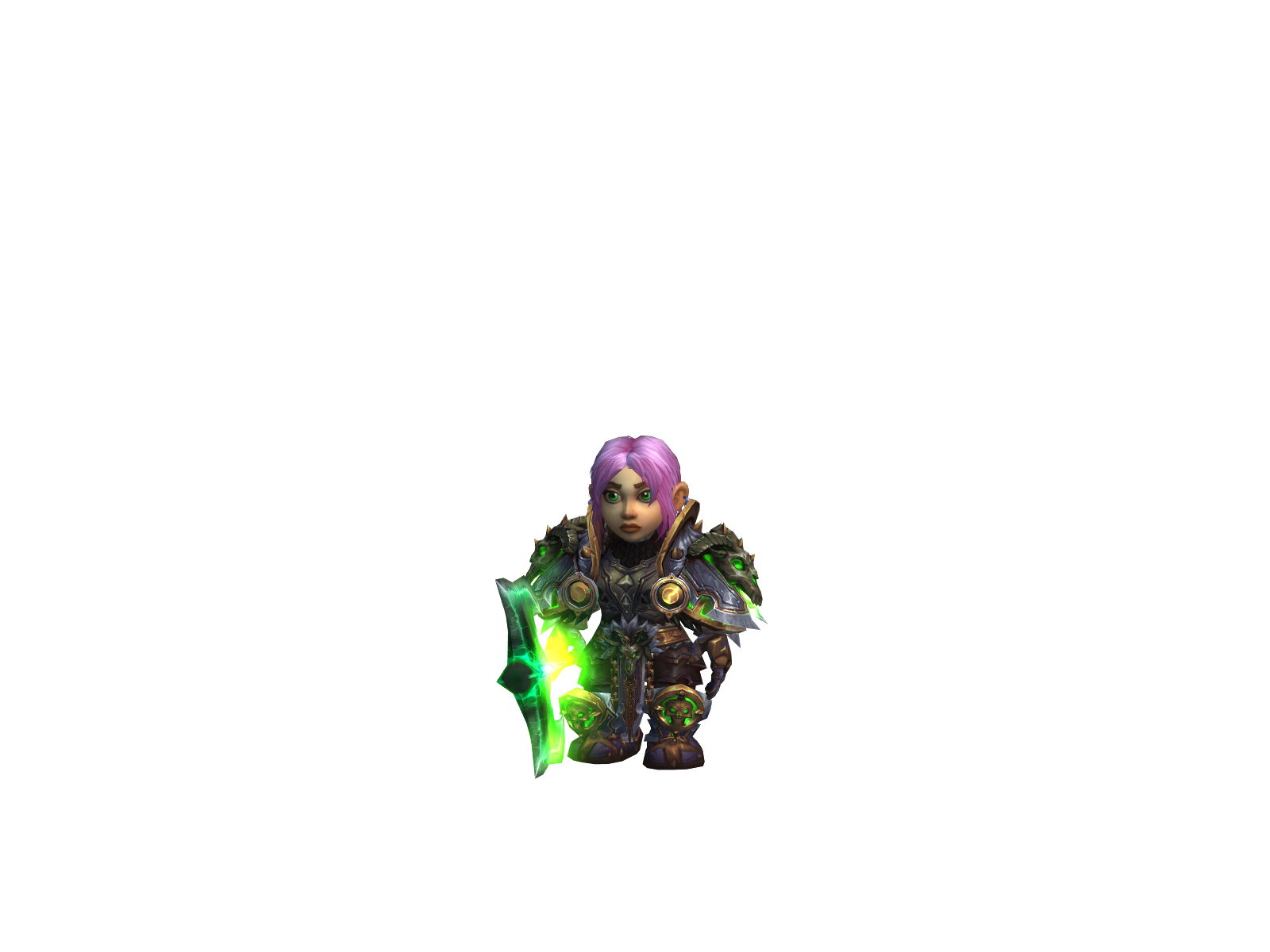 Irisbladè 3D character render