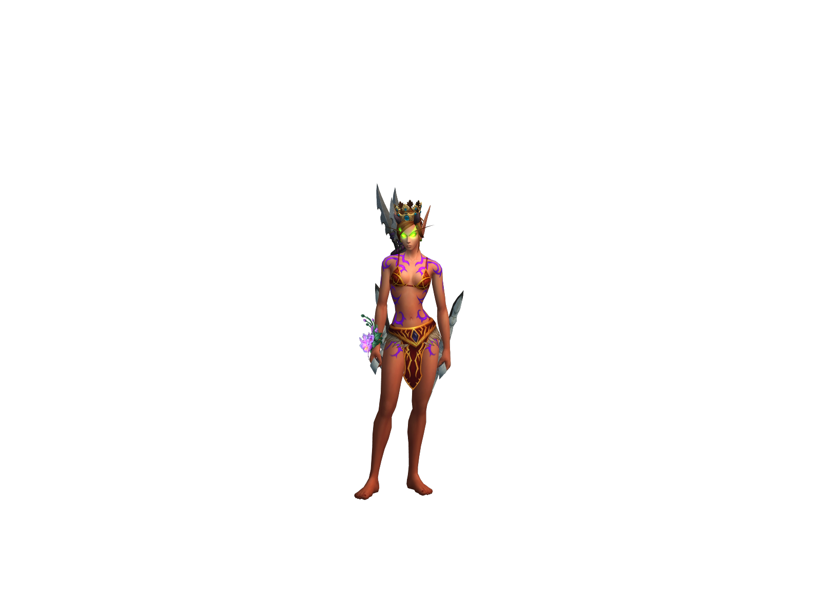 Vostria 3D character render
