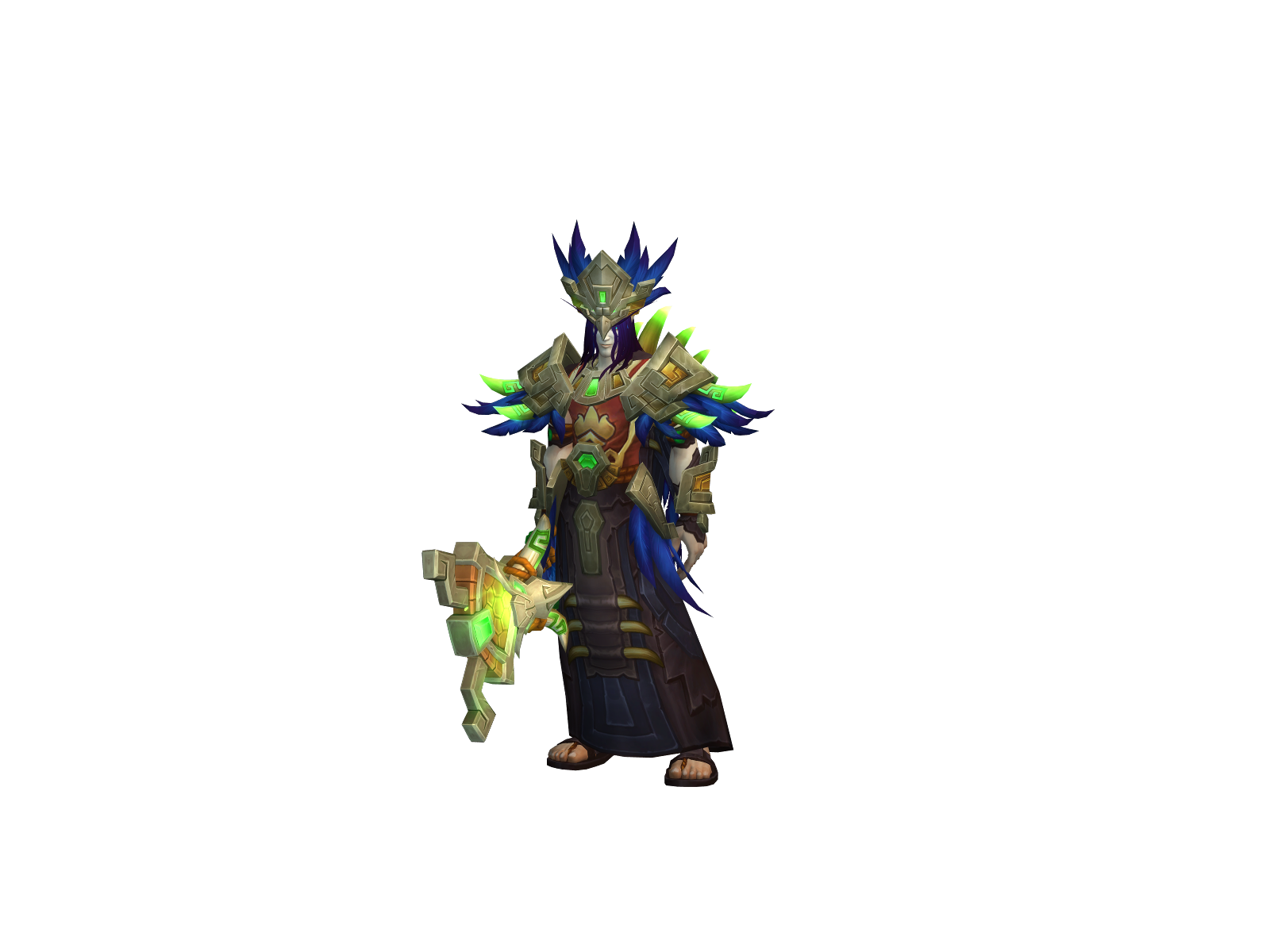 Purplesock 3D character render