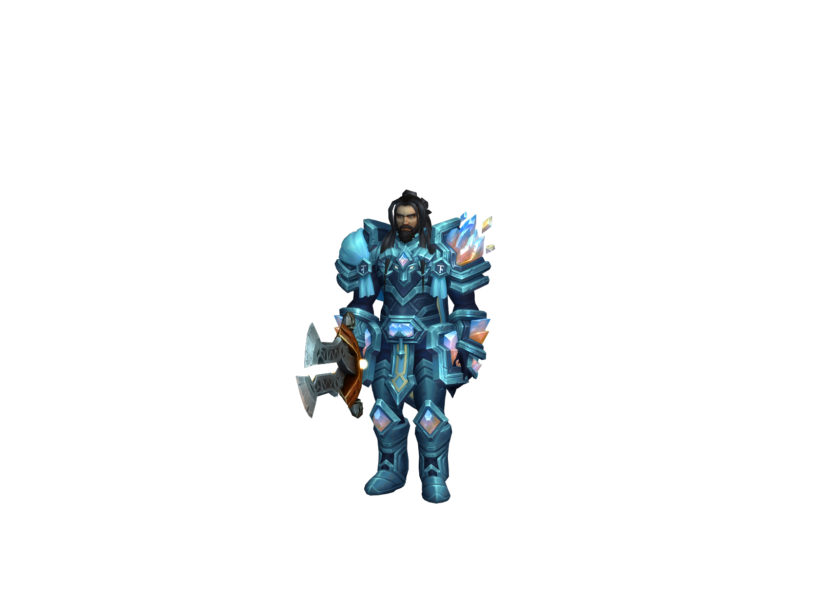 Popeadin 3D character render