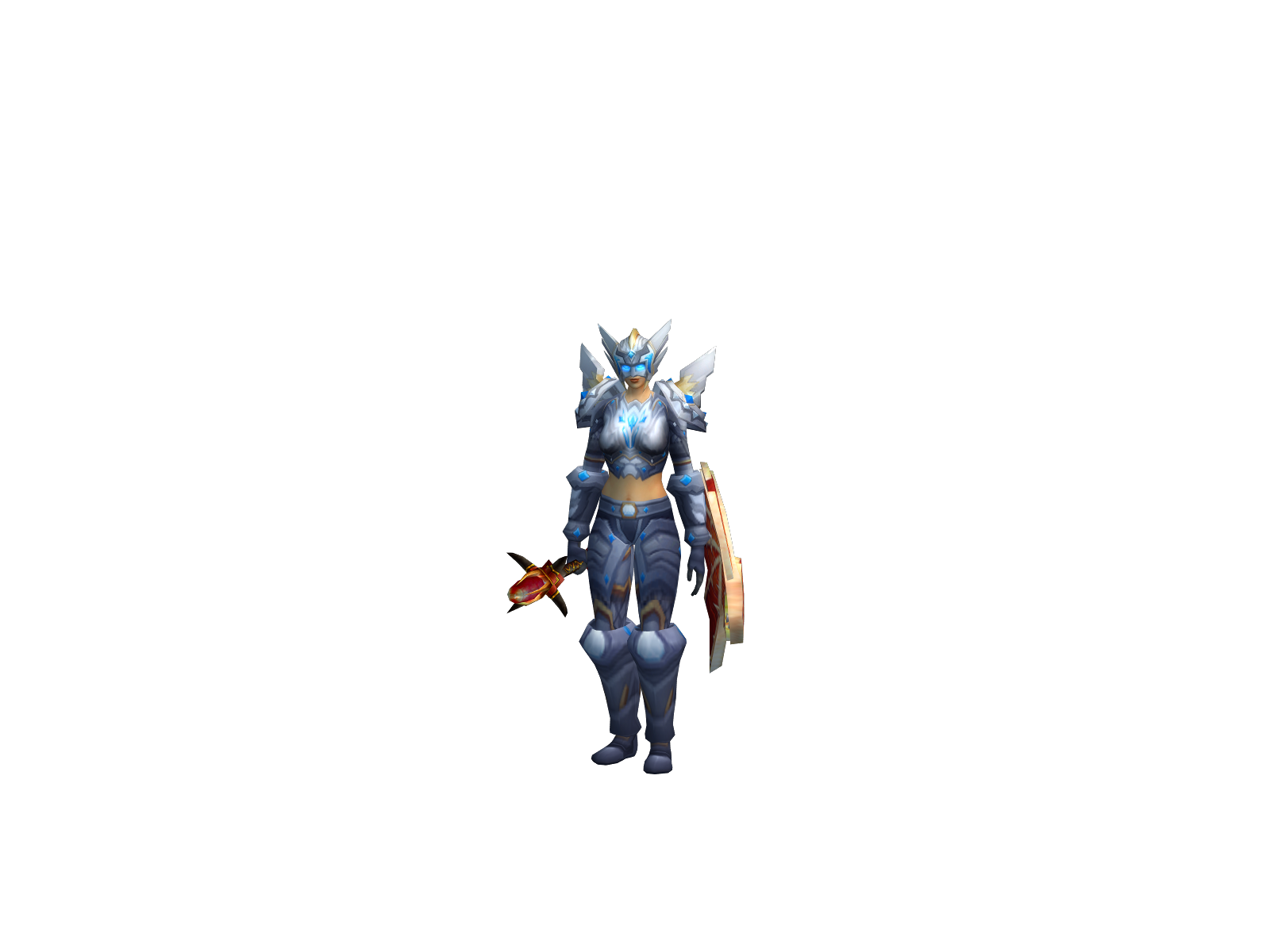 Arias 3D character render