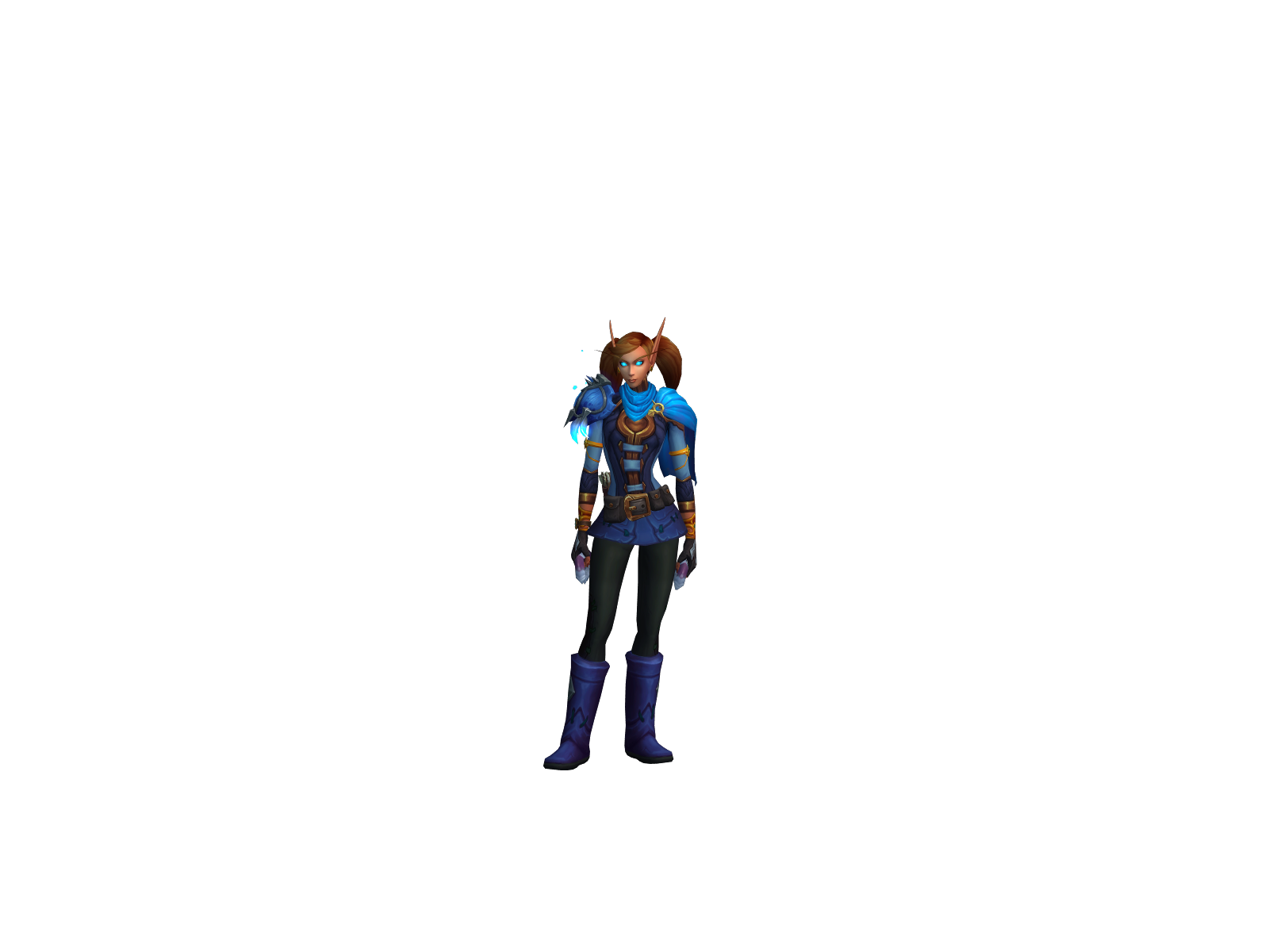 Austenna 3D character render