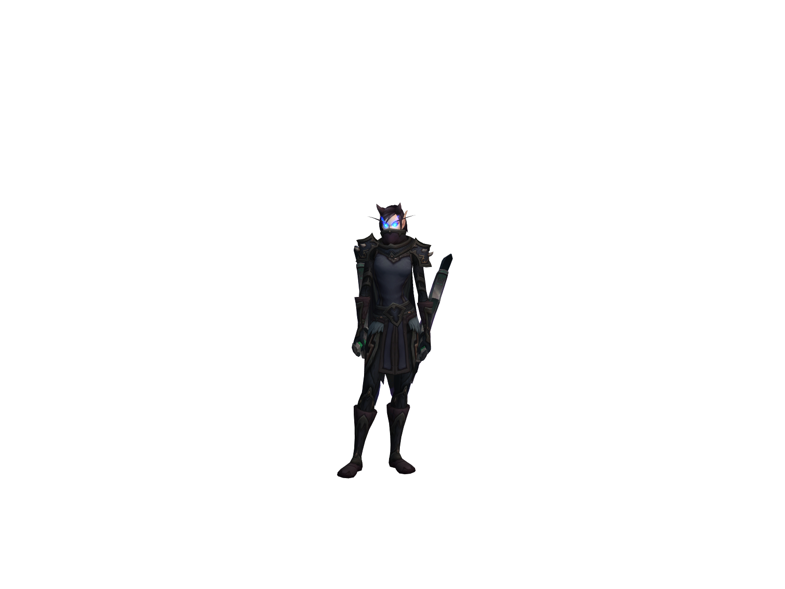 Darkens 3D character render