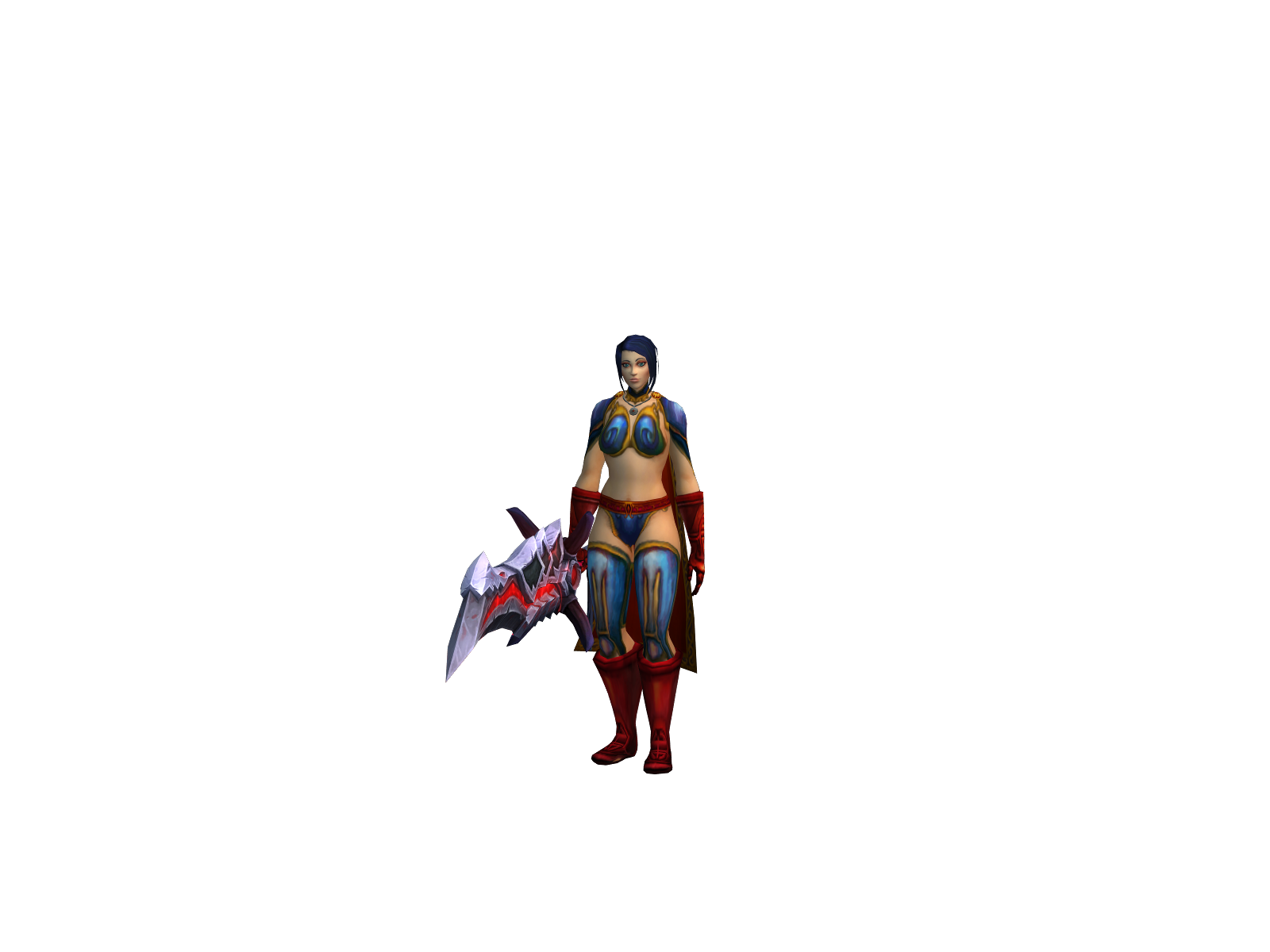 Alleigity 3D character render