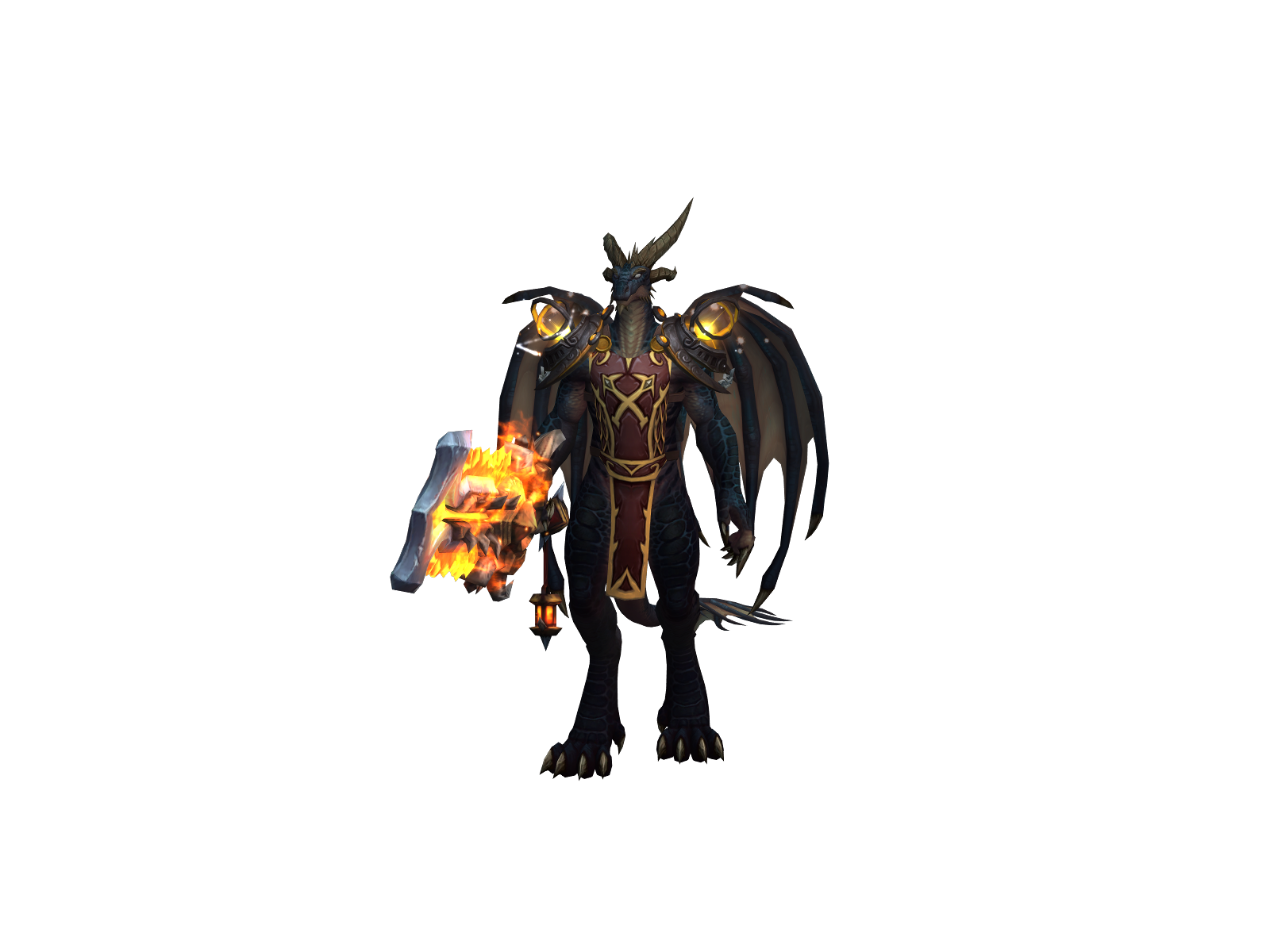 Blazinbeam 3D character render