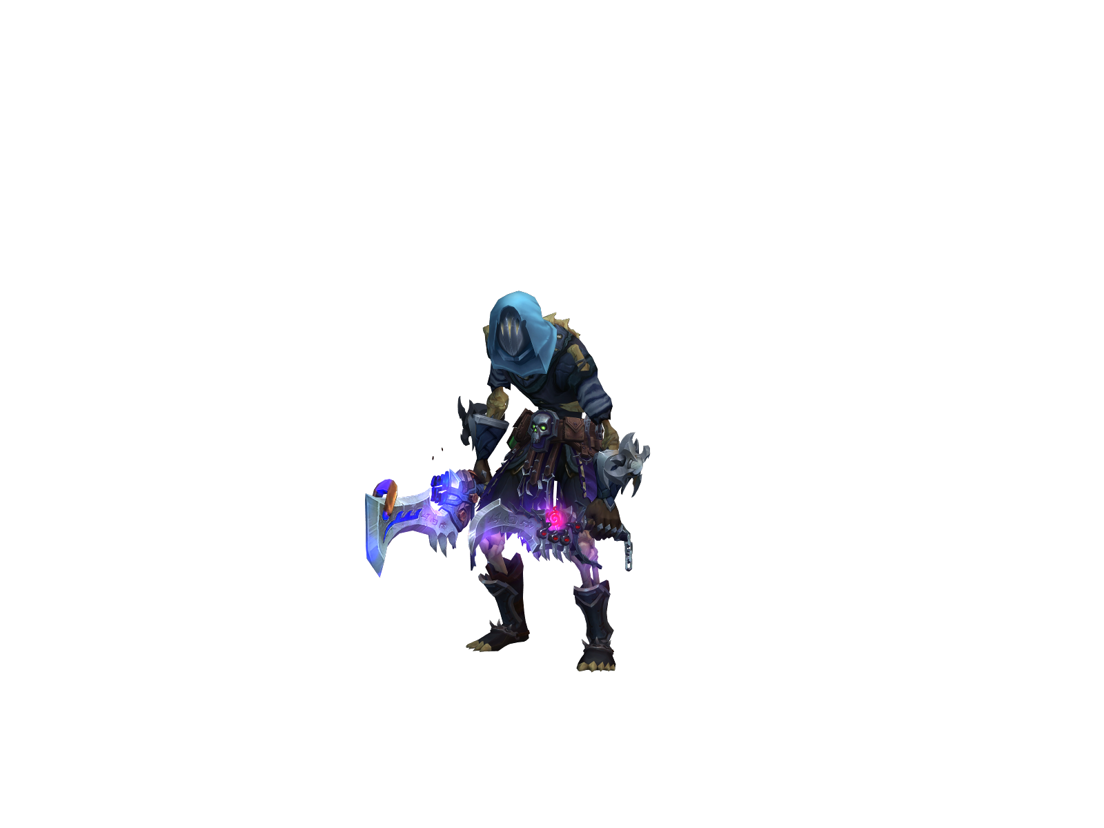 Curseas 3D character render