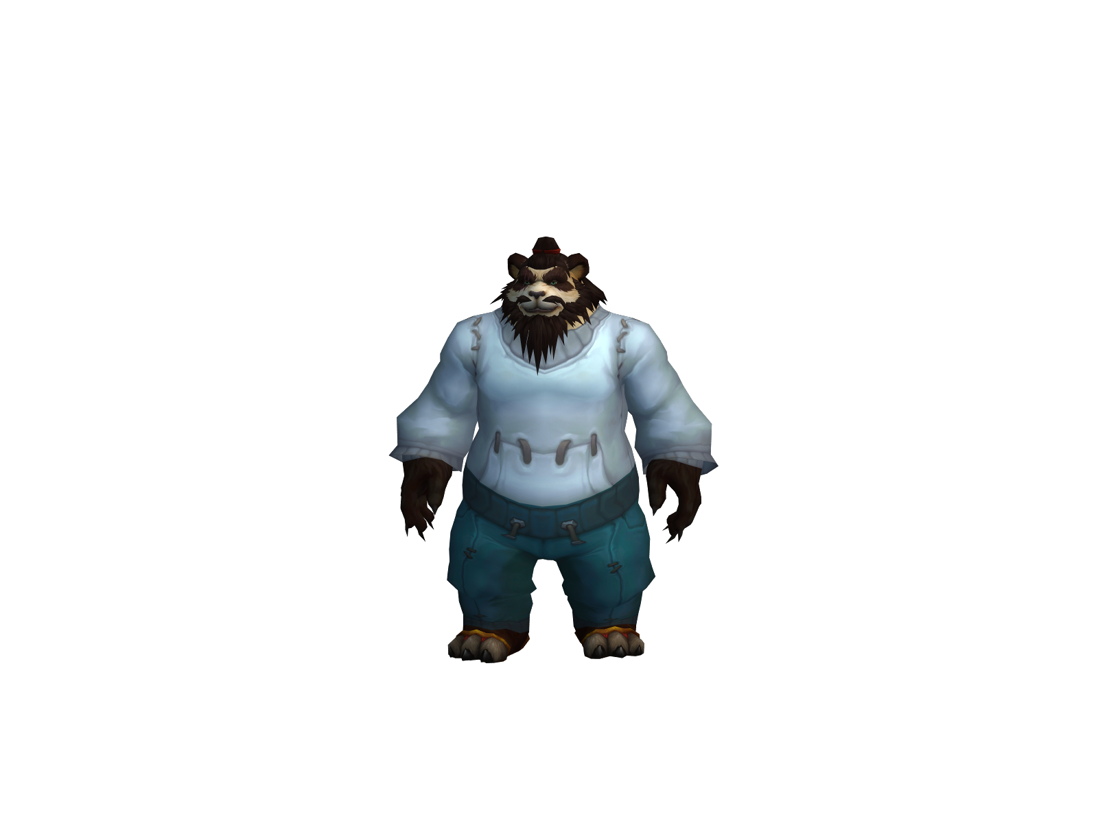Kneeknee 3D character render