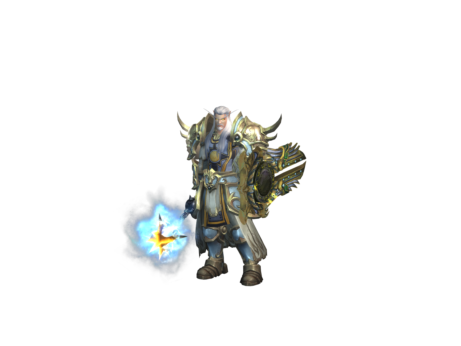 Holyfist 3D character render