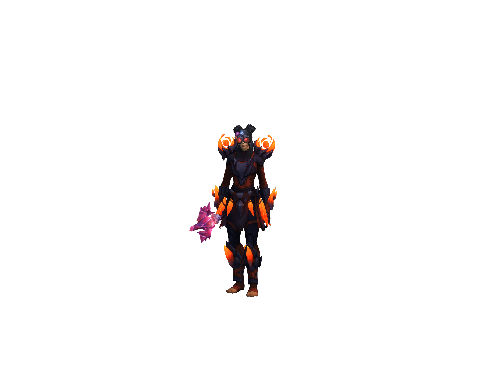 Yrn 3D character render