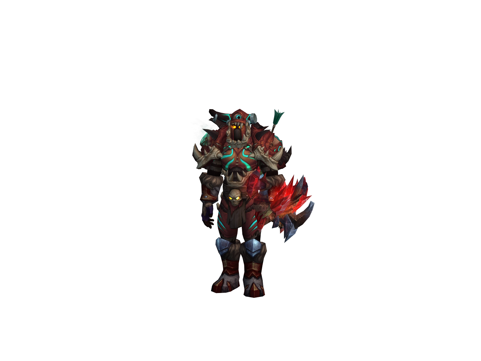 Zaxaz 3D character render