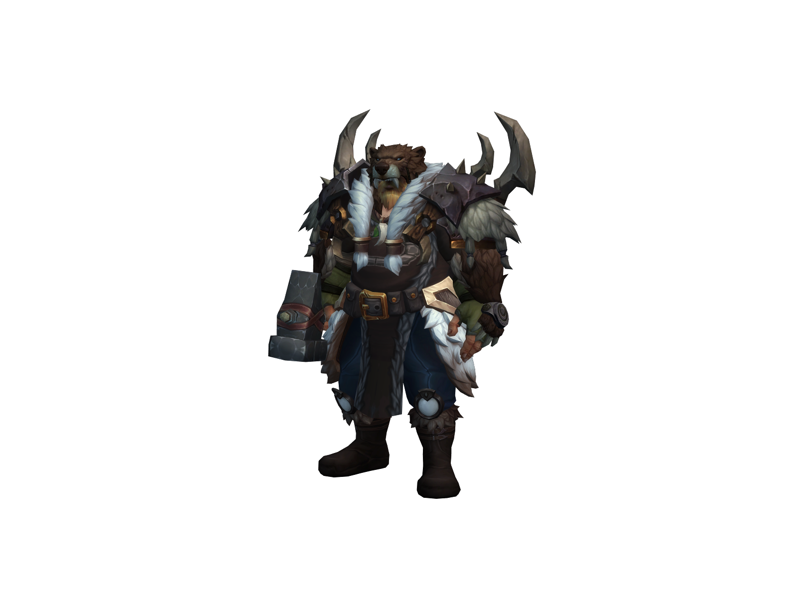 Bjørnsvar 3D character render