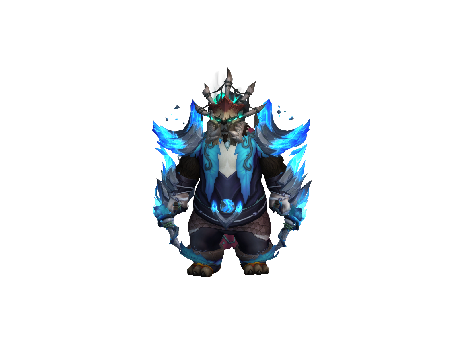 Shogunburger 3D character render