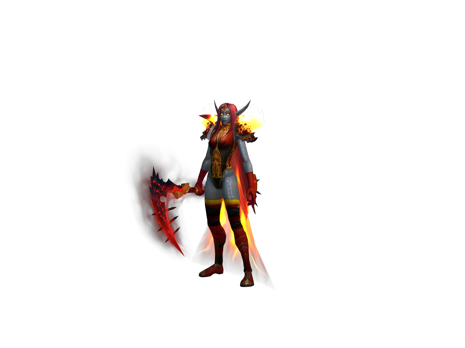 Aedales 3D character render