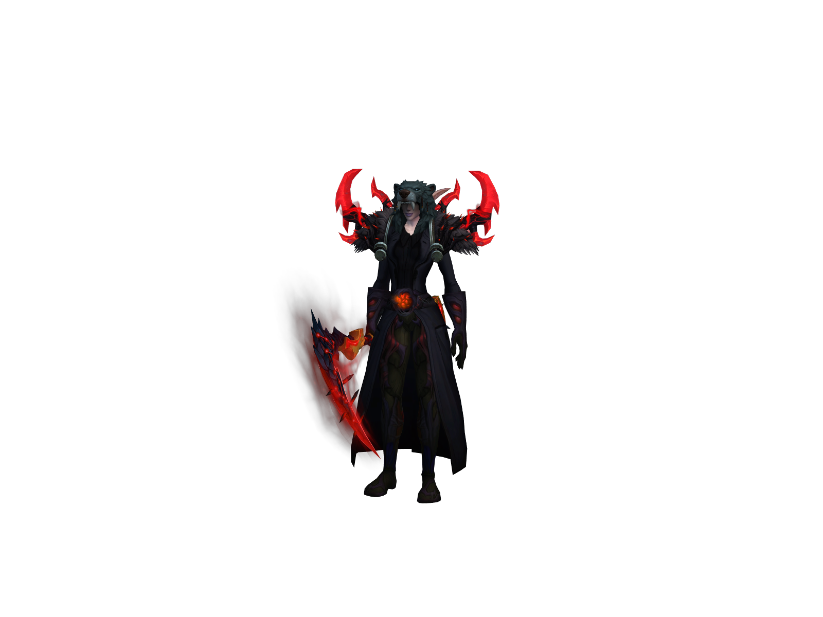 Hydroxykat 3D character render