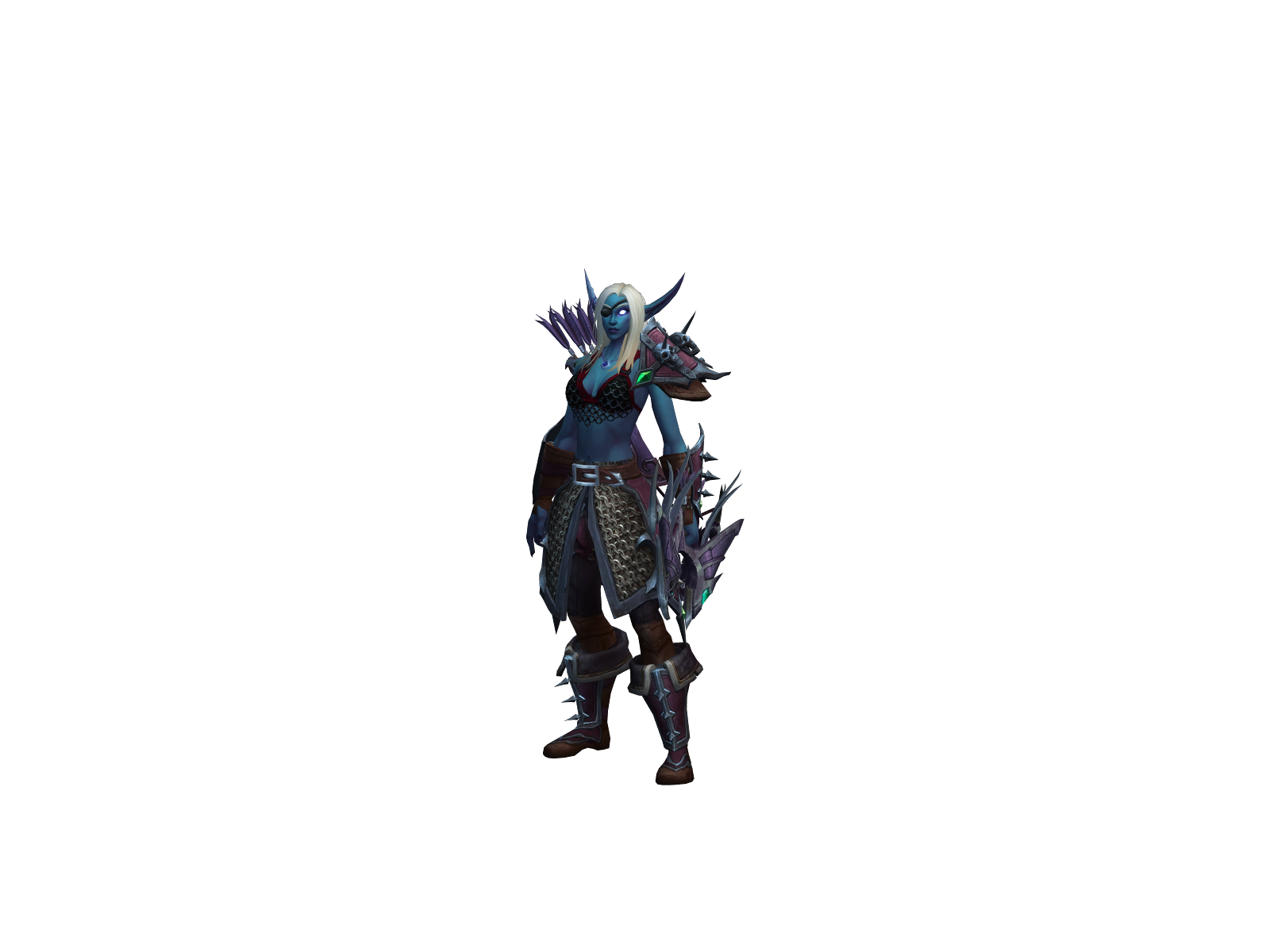 Nightfal 3D character render