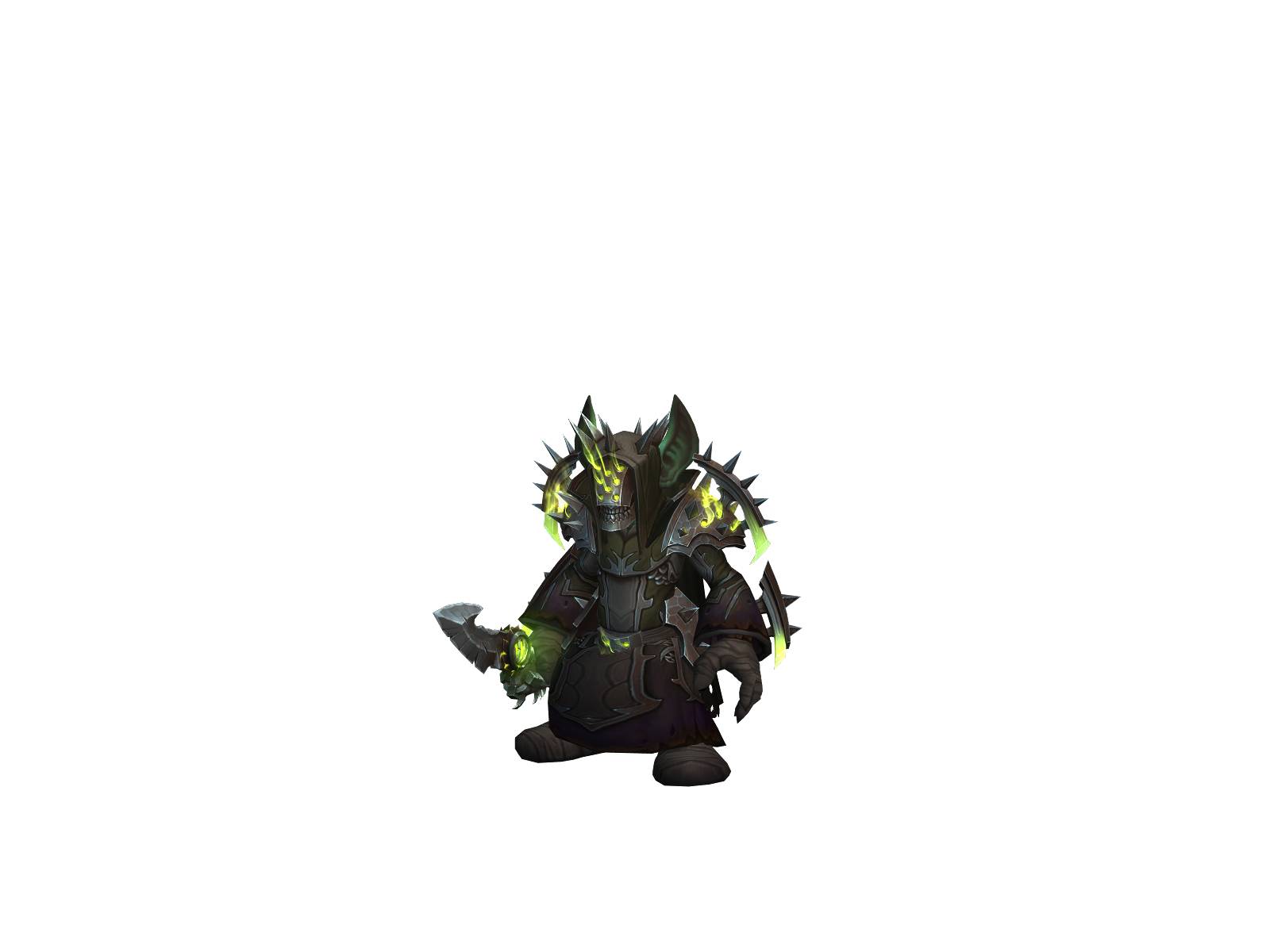 Derzax 3D character render