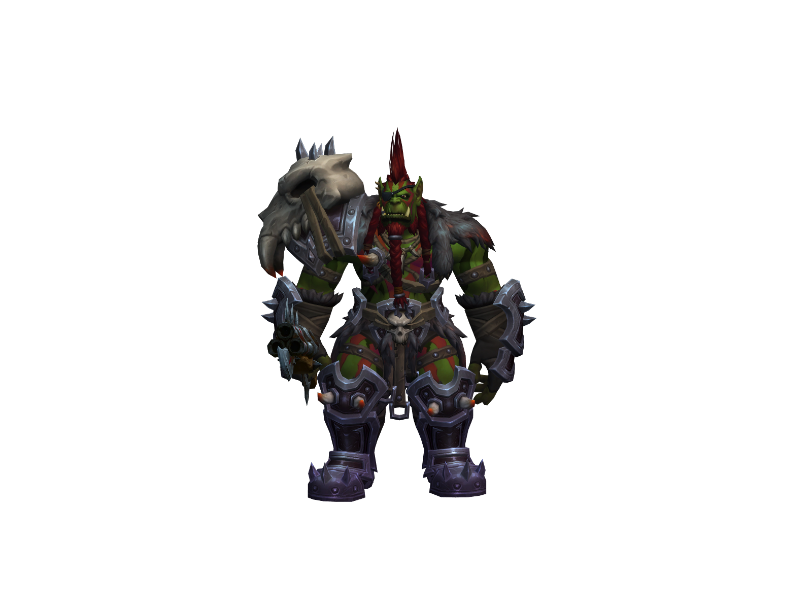 Rekras 3D character render