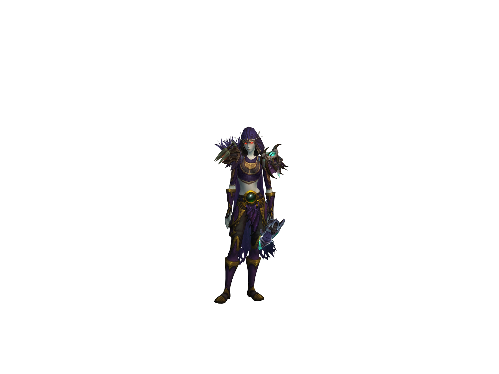 Alyviah 3D character render