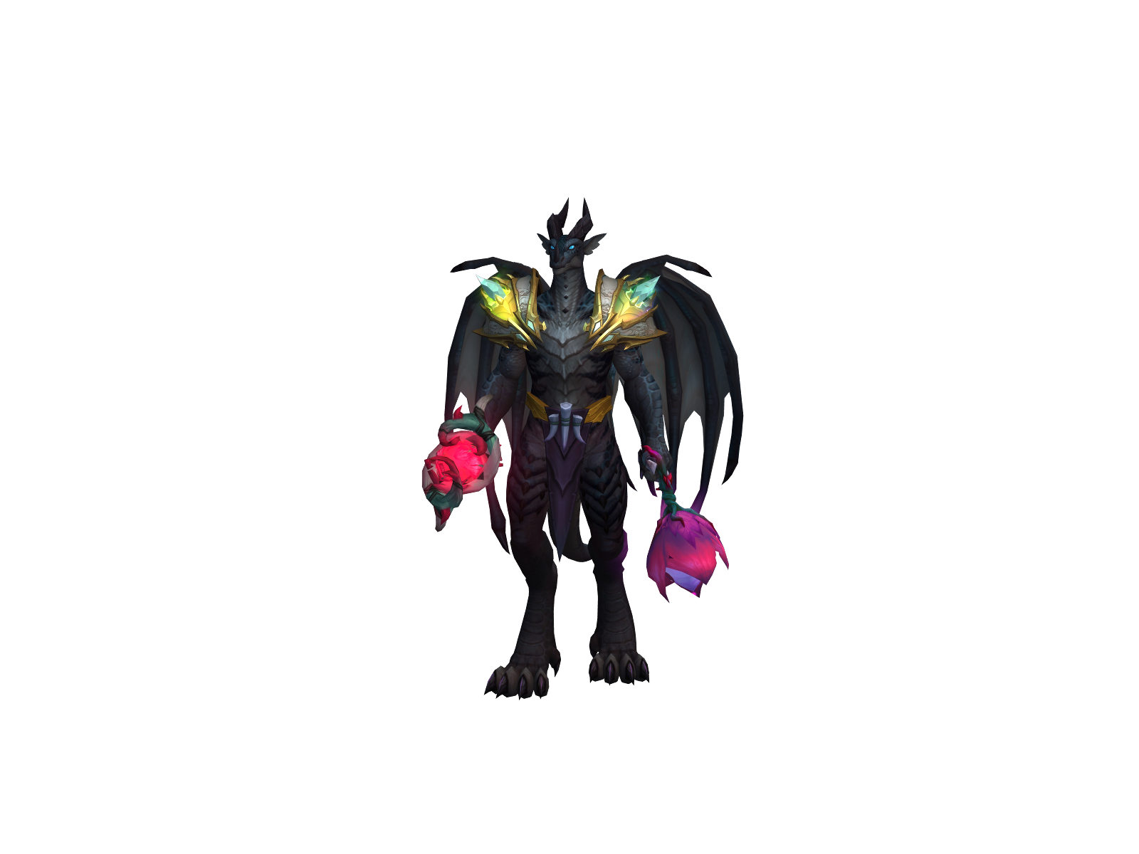 Hydrodrako 3D character render
