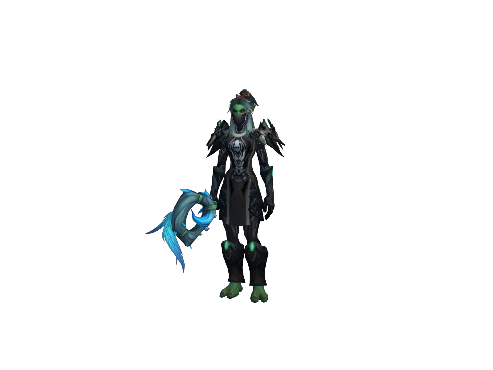 Zarashia 3D character render