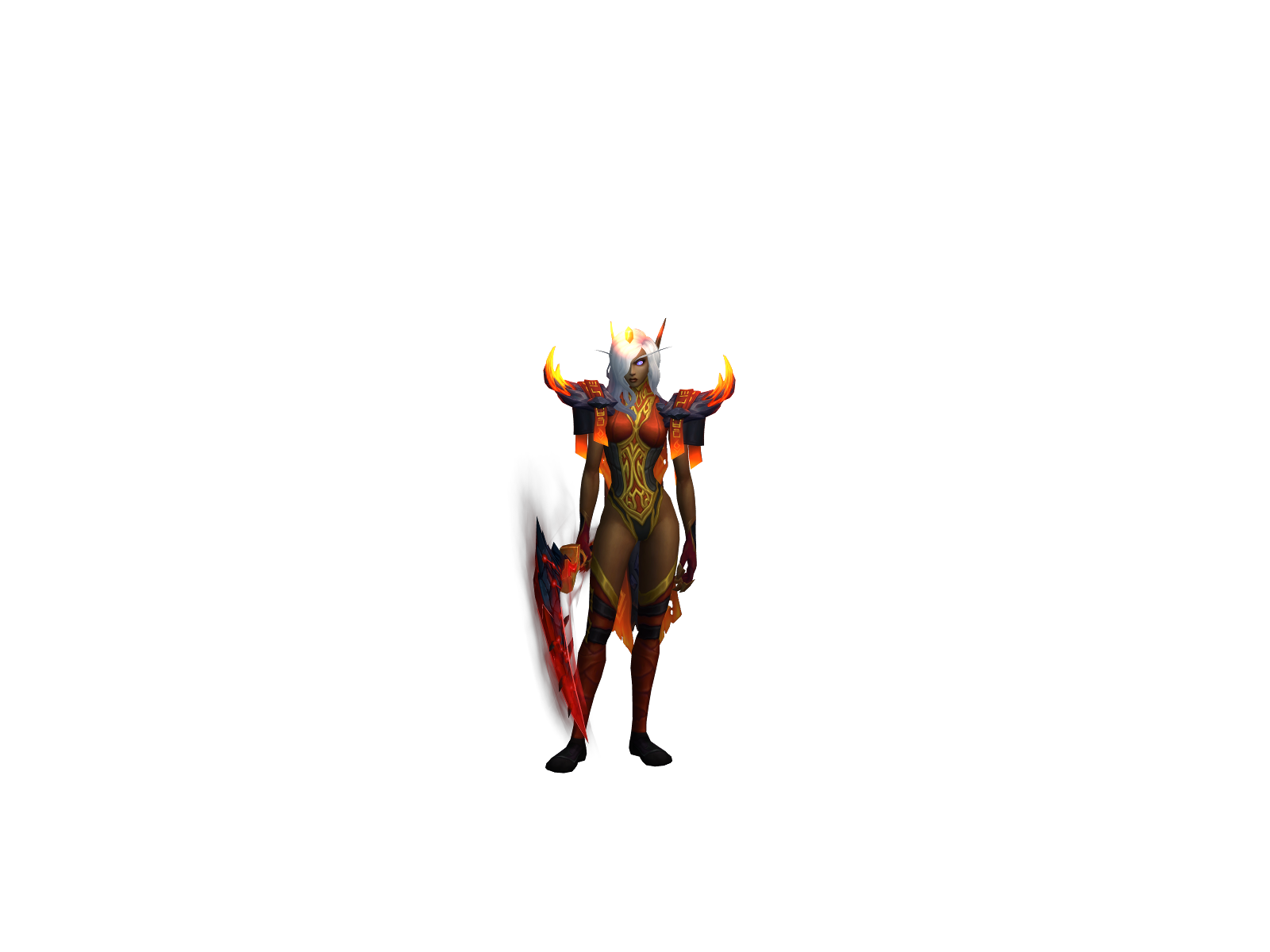 Limèria 3D character render