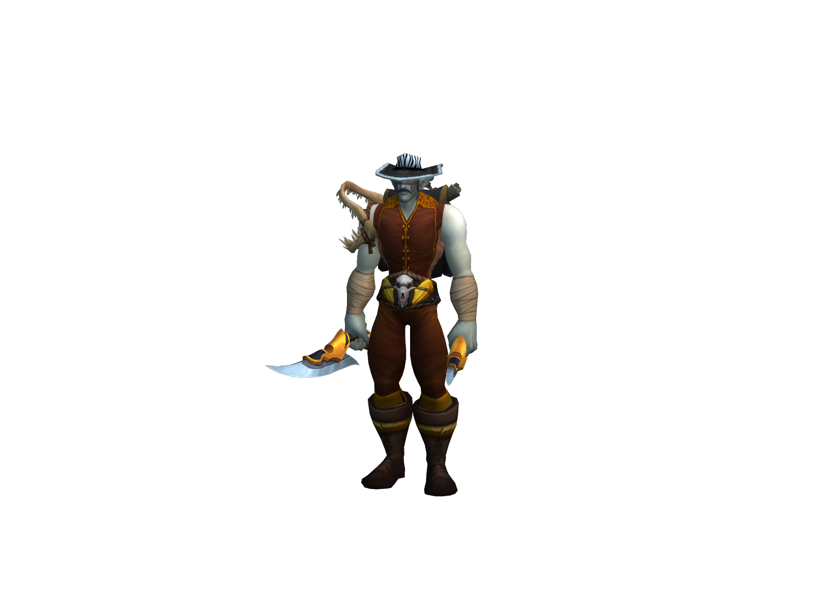 Billyoceans 3D character render