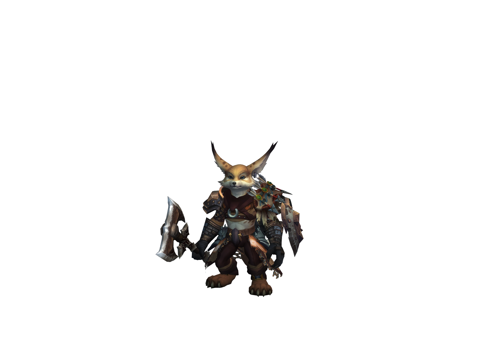 Gral 3D character render