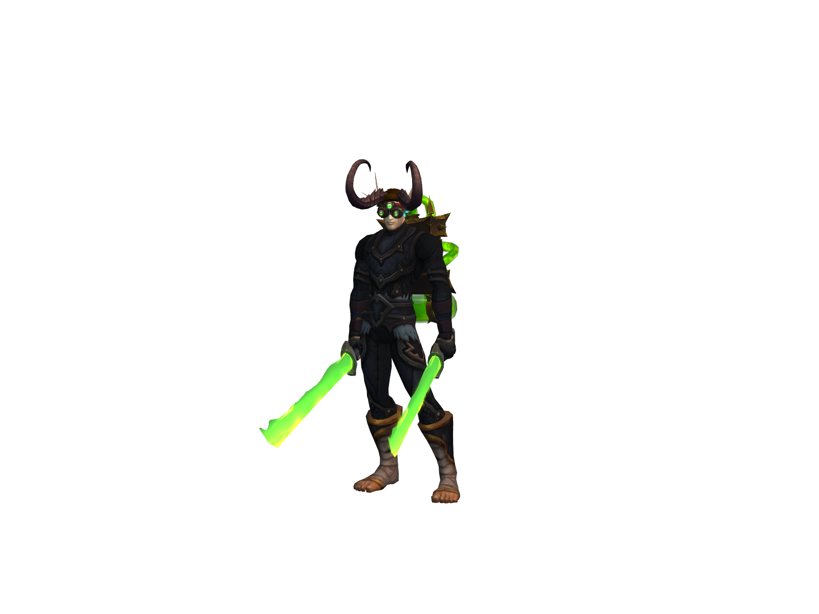 Honorusfew 3D character render