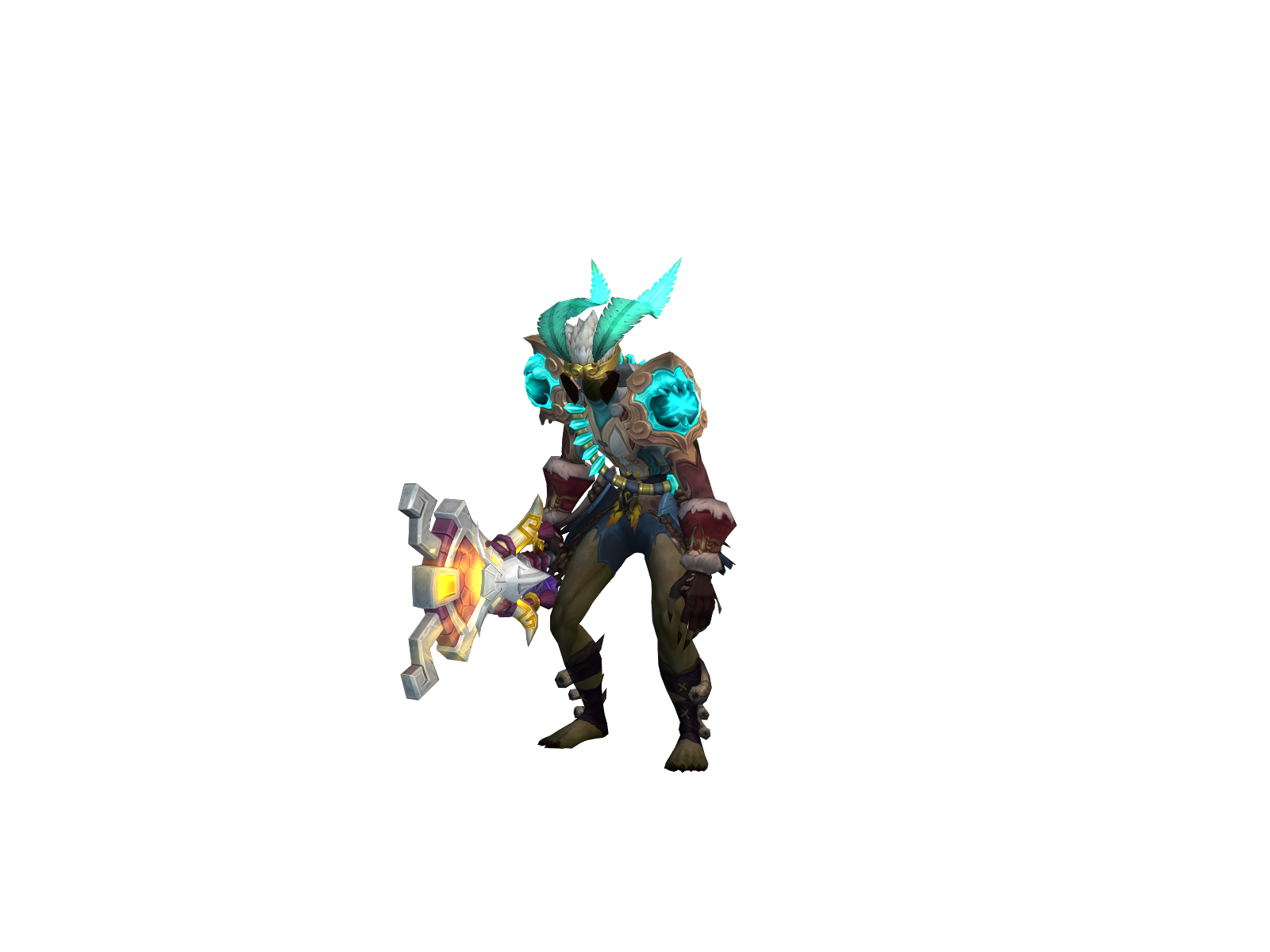 Skadoush 3D character render