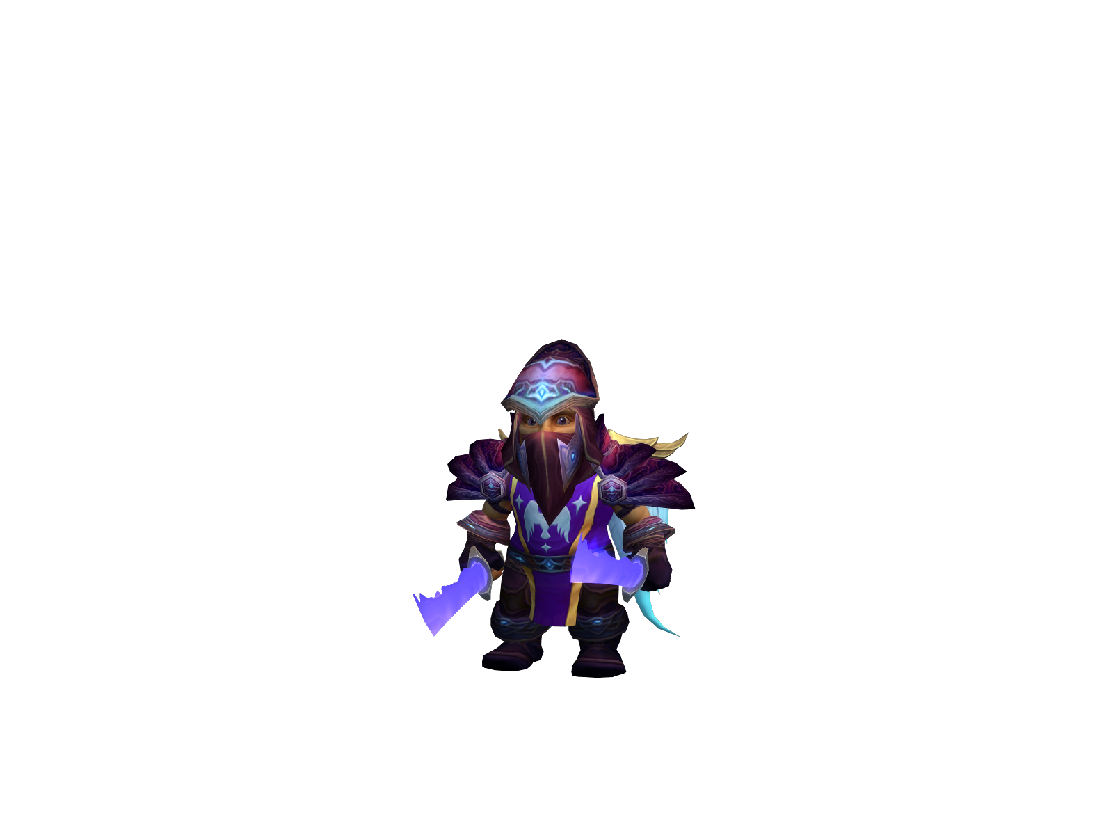 Gninjå 3D character render