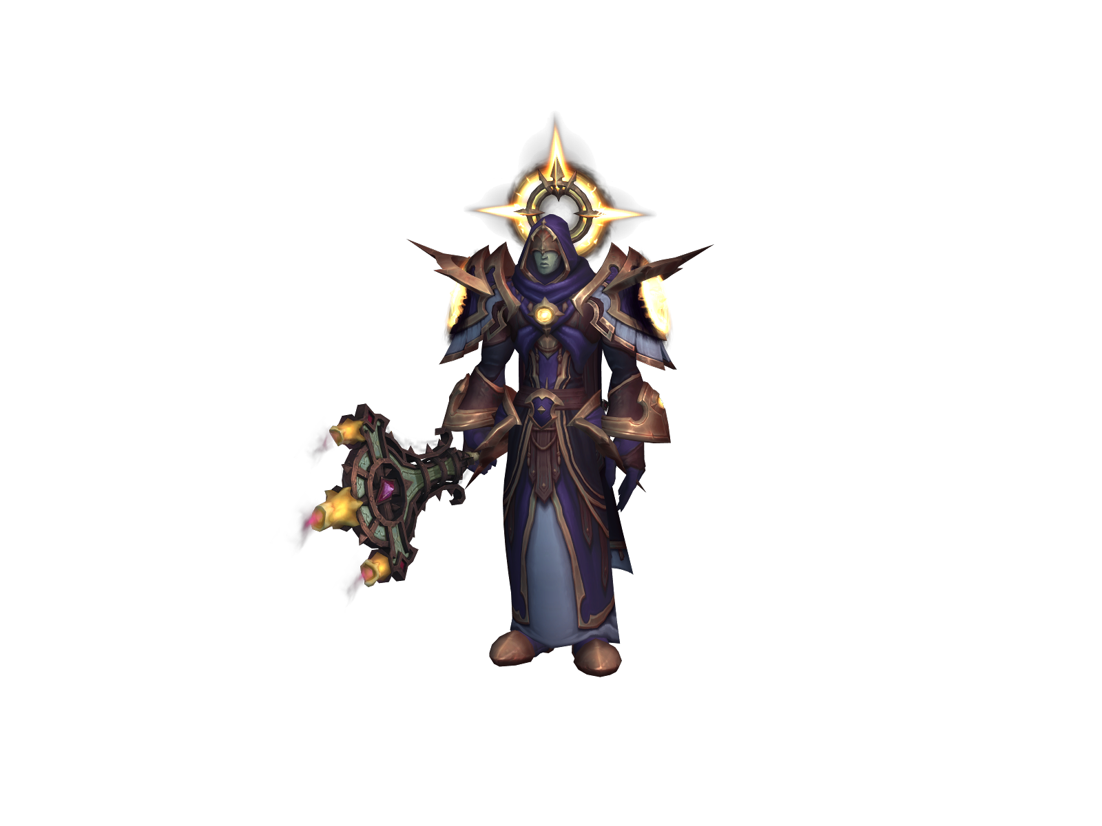Scheming 3D character render