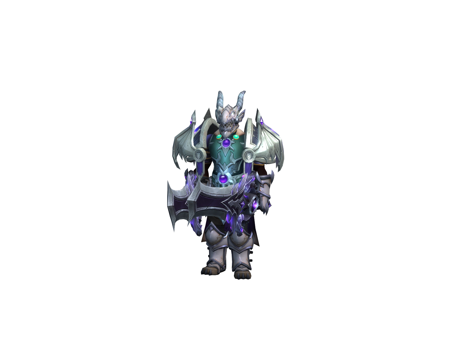 Negramuerte 3D character render