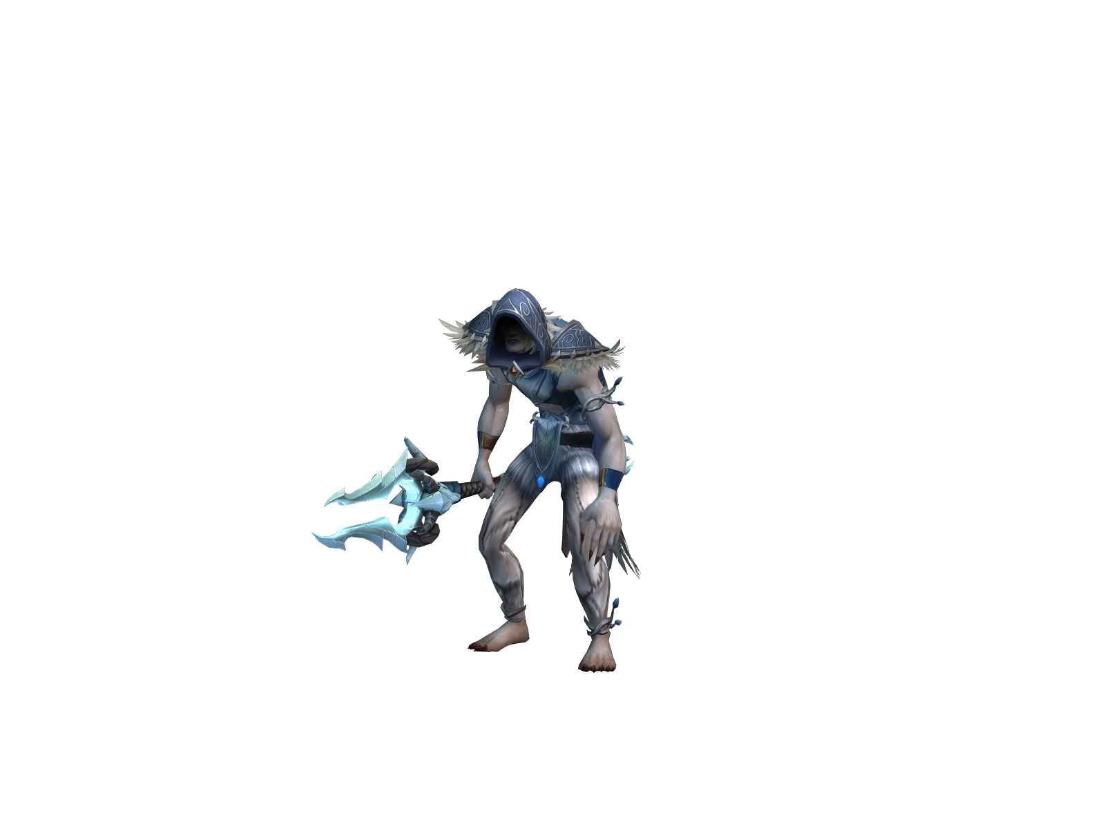 Peaceweaver 3D character render
