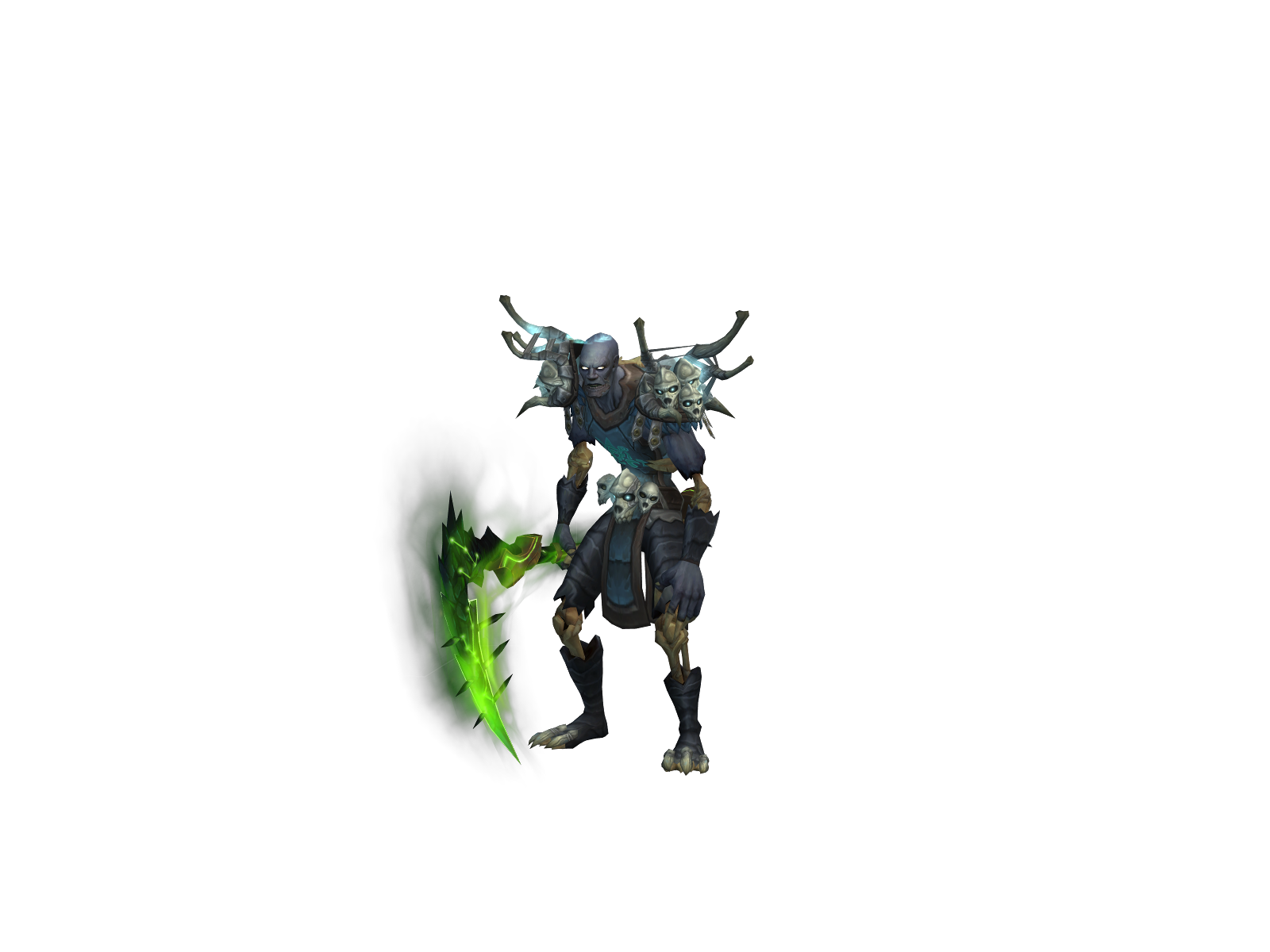 Miserable 3D character render
