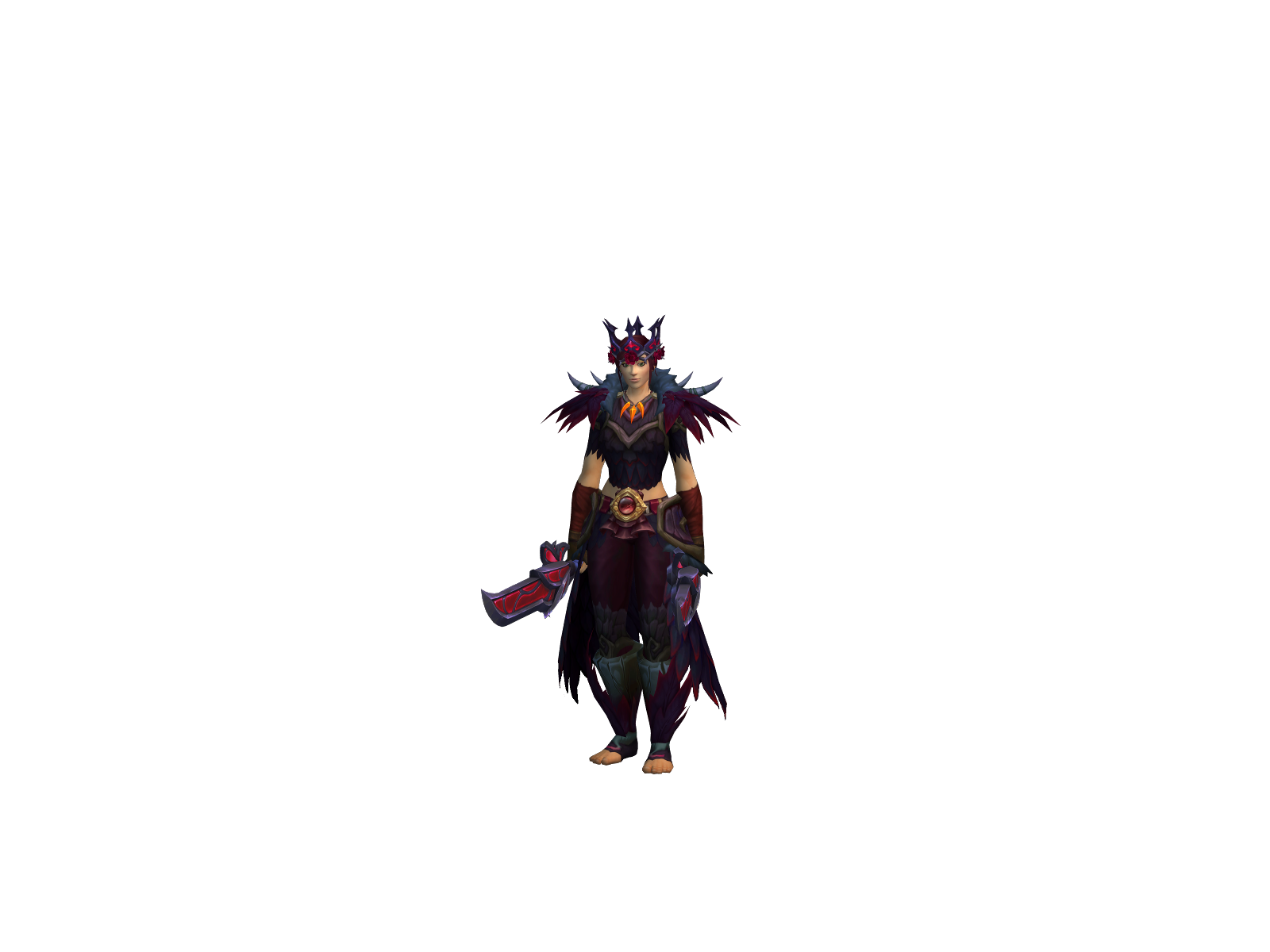 Lostará 3D character render