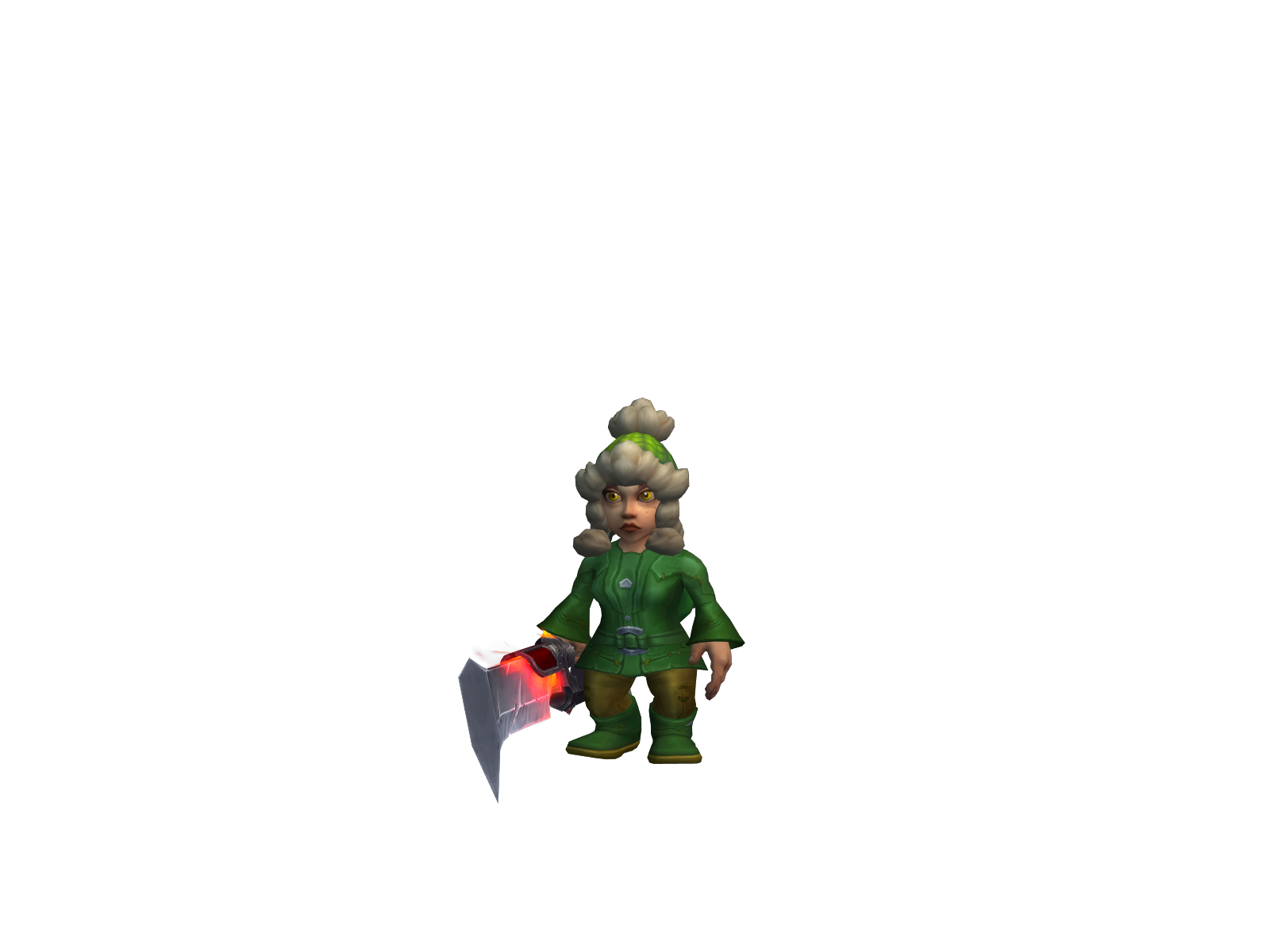 Noseven 3D character render