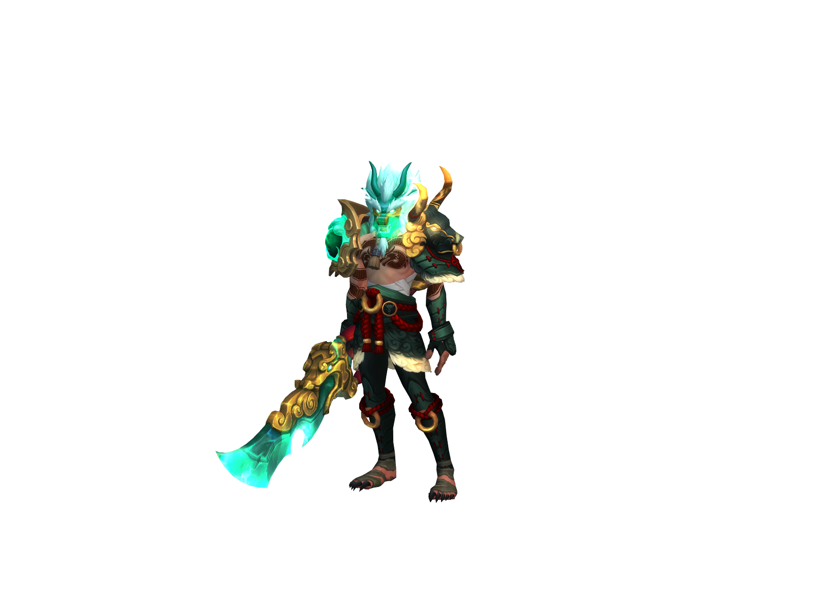 Gaiwan 3D character render