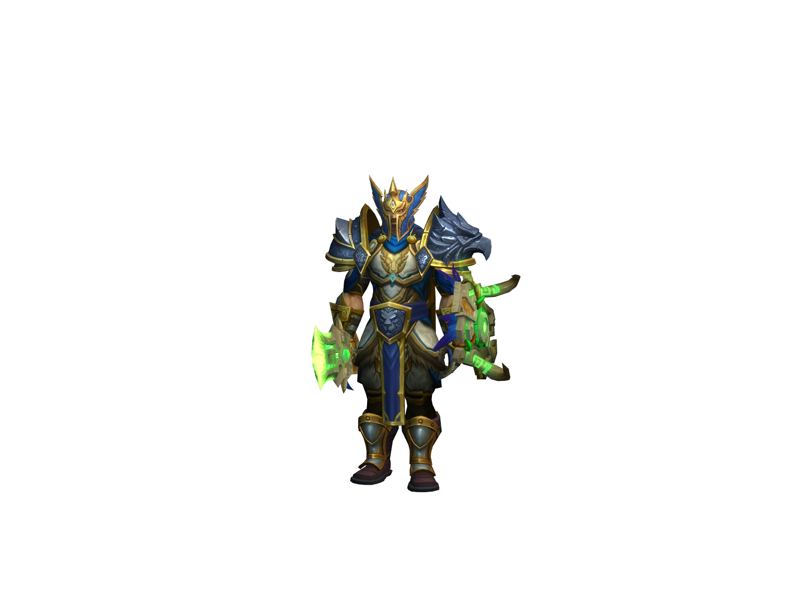 Paladist 3D character render