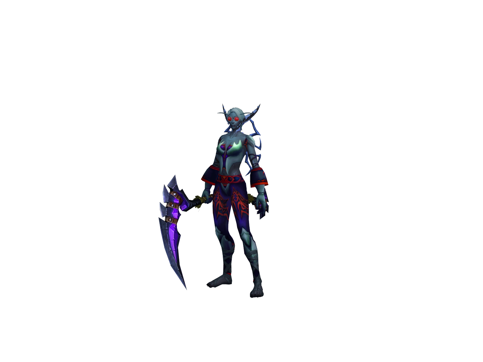 Elinestria 3D character render