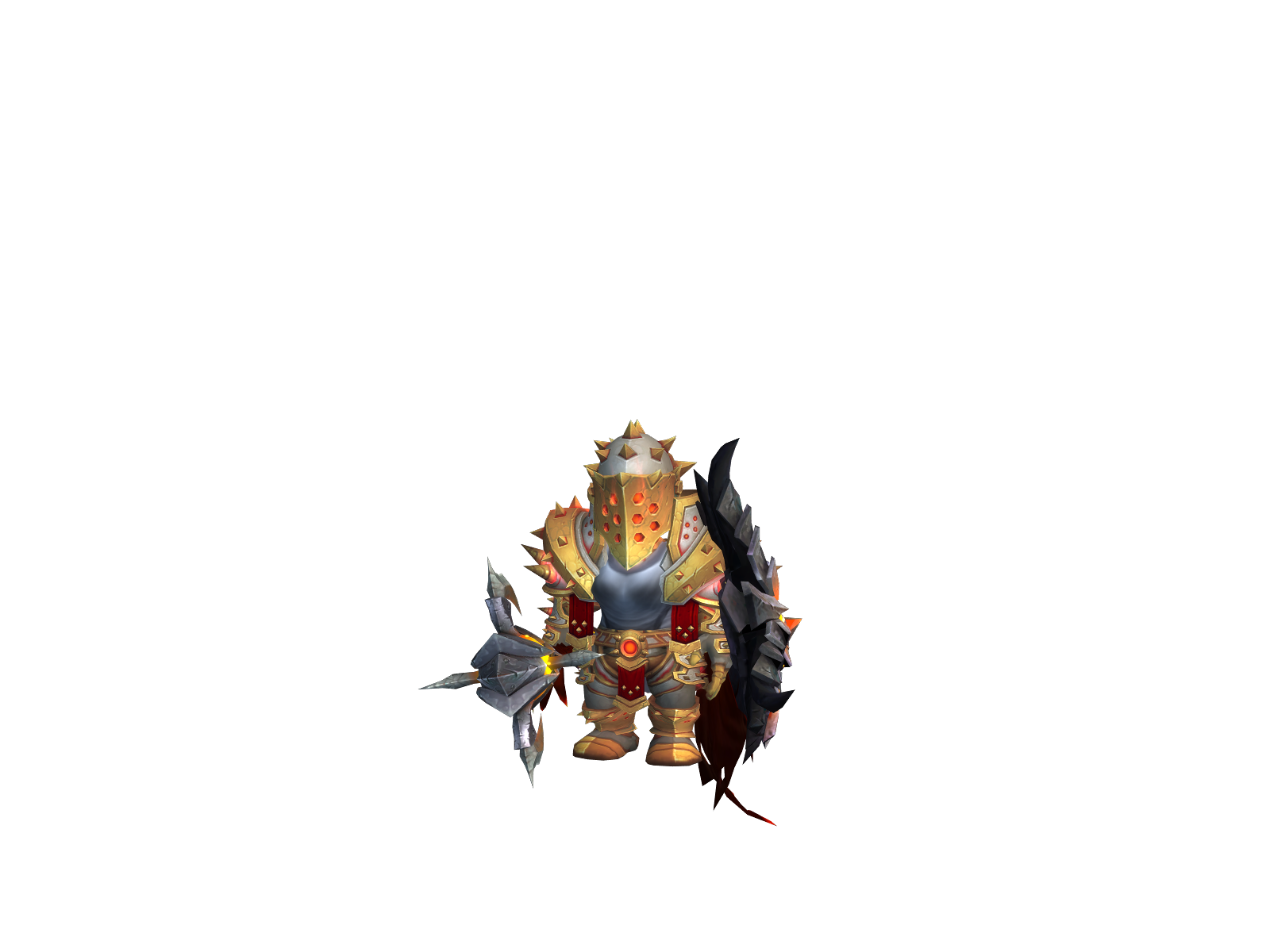Nafre 3D character render