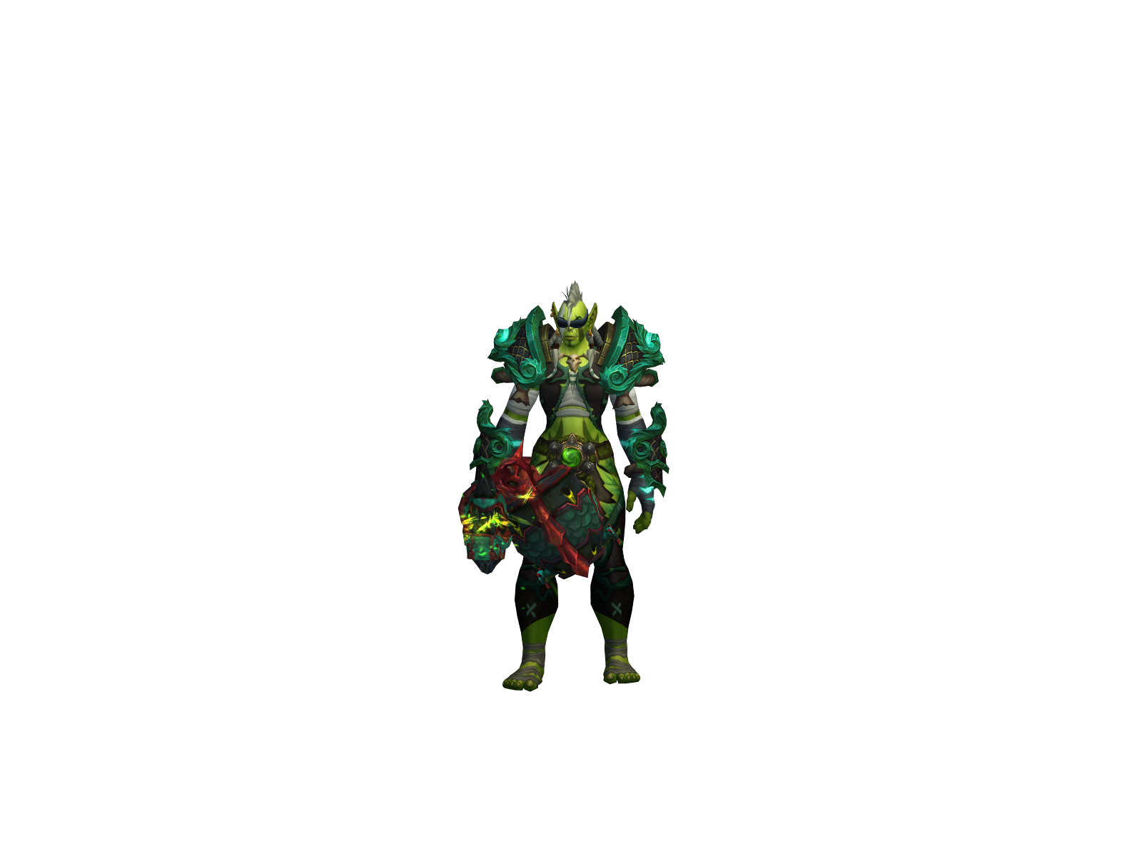 Wwave 3D character render