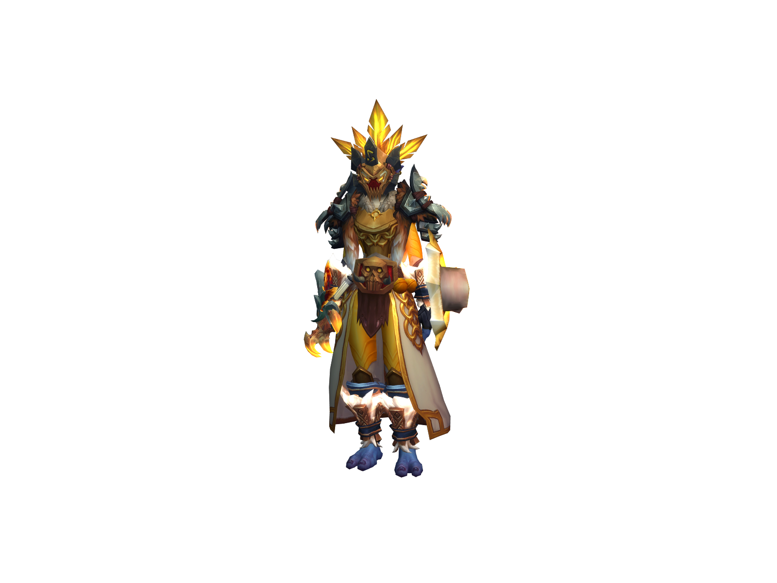 Mumbless 3D character render