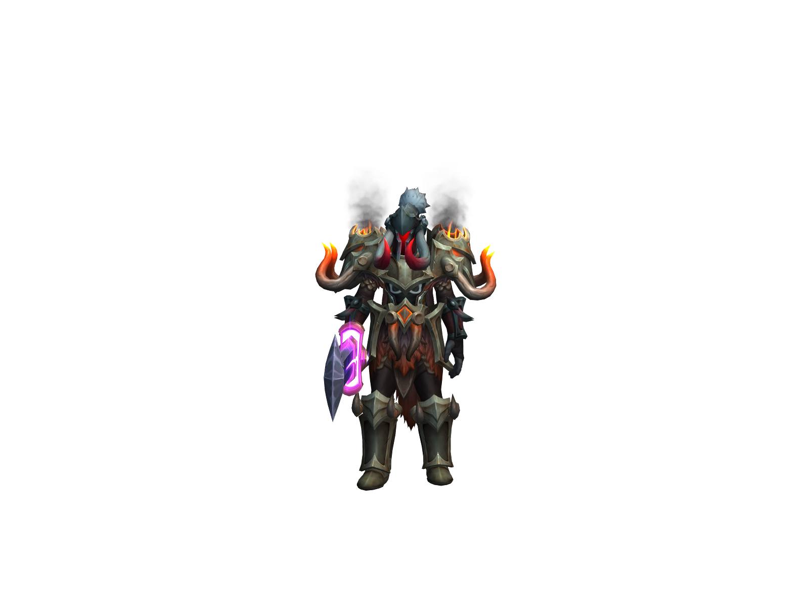 Justawarrior 3D character render