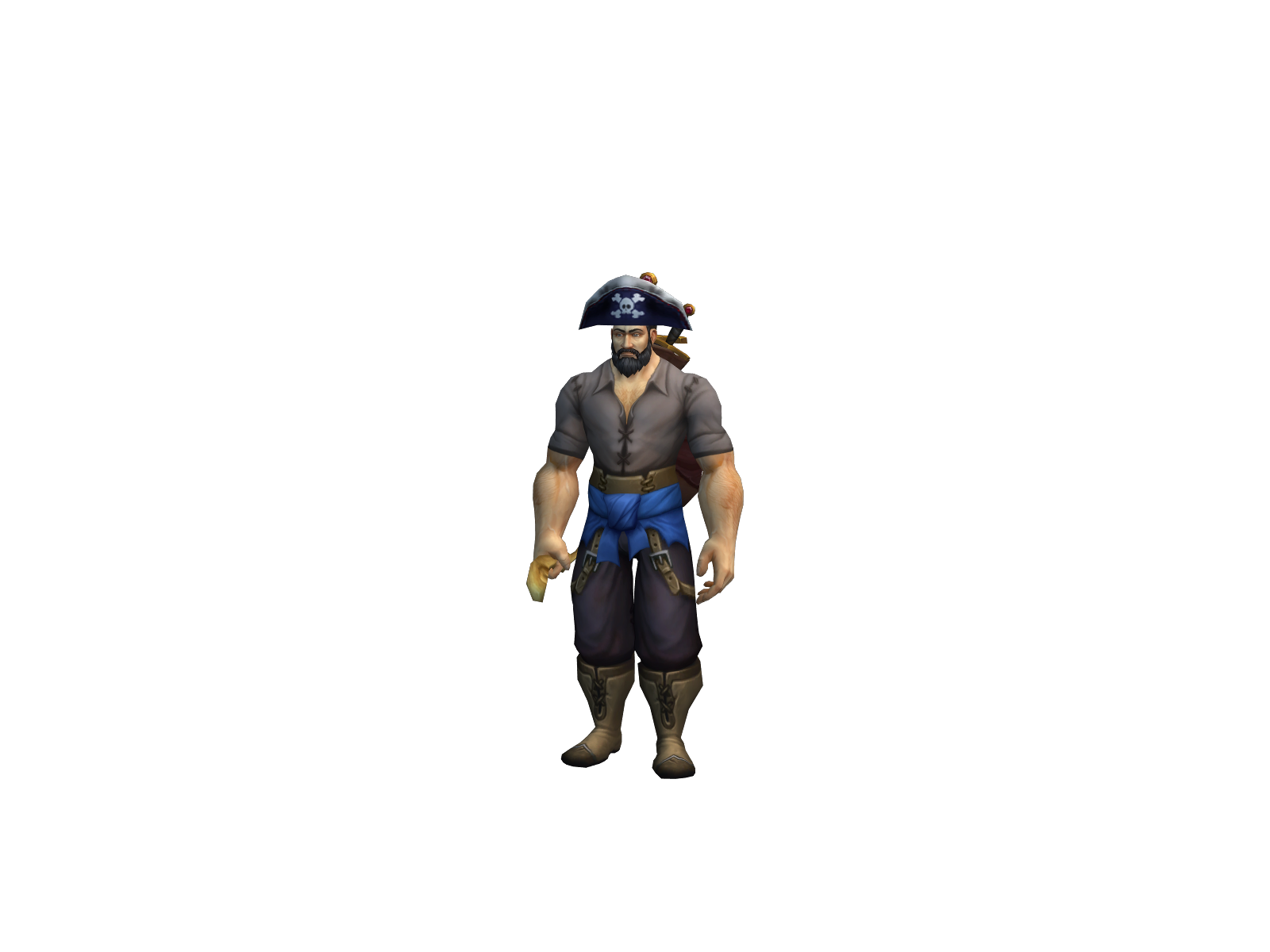 Zedlock 3D character render