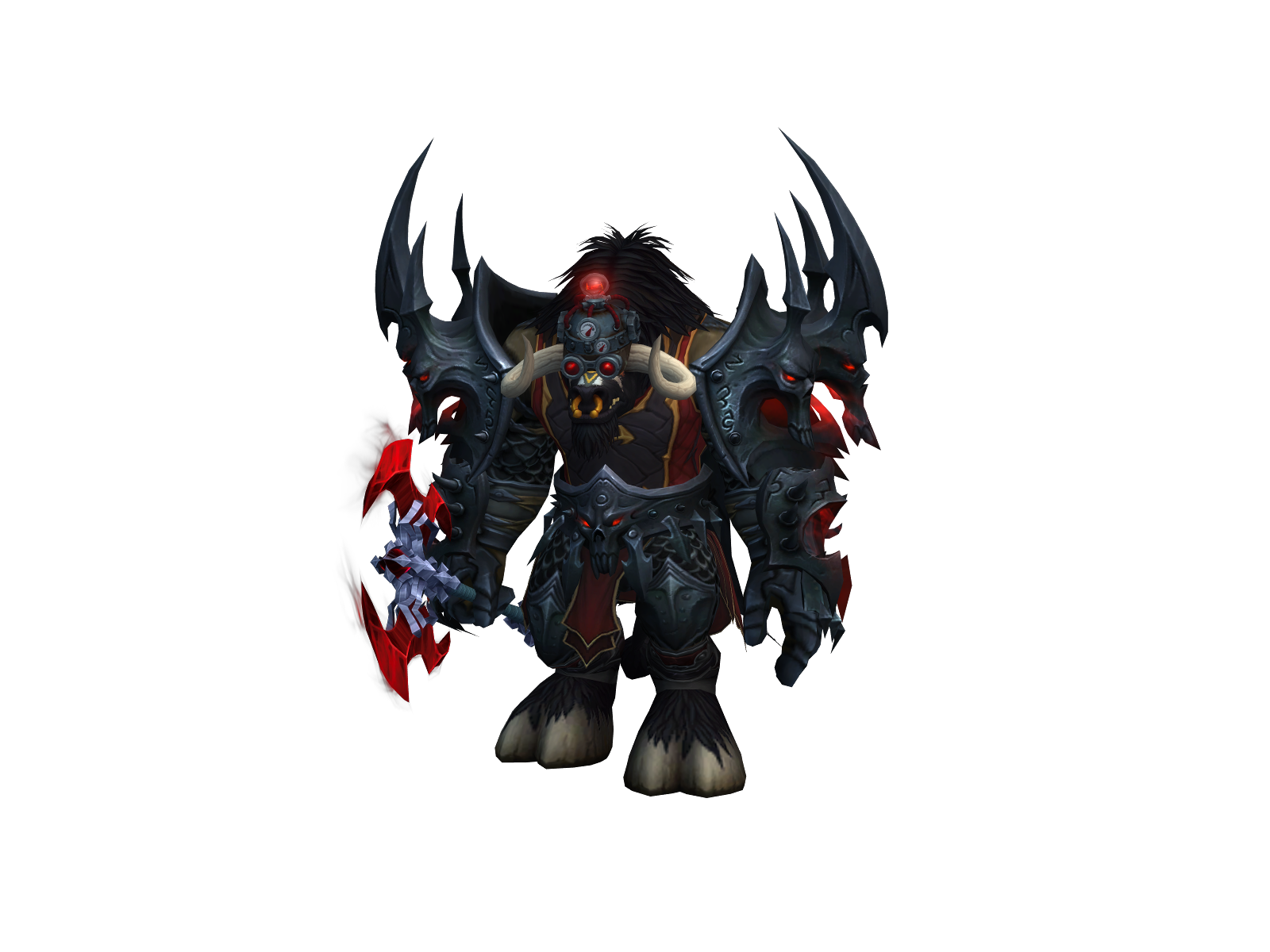 Tüsky 3D character render